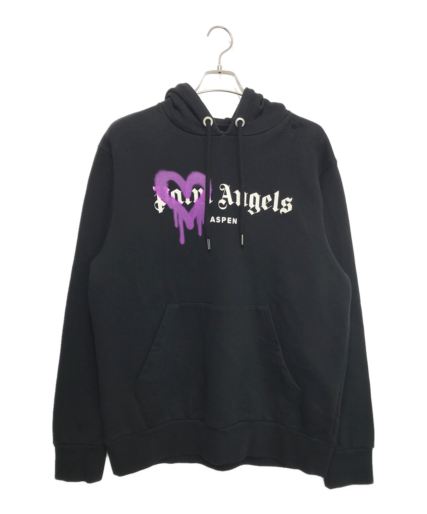 Palm Angels (パームエンジェルス) プルオーバーパーカー ブラック サイズ:S 未使用品