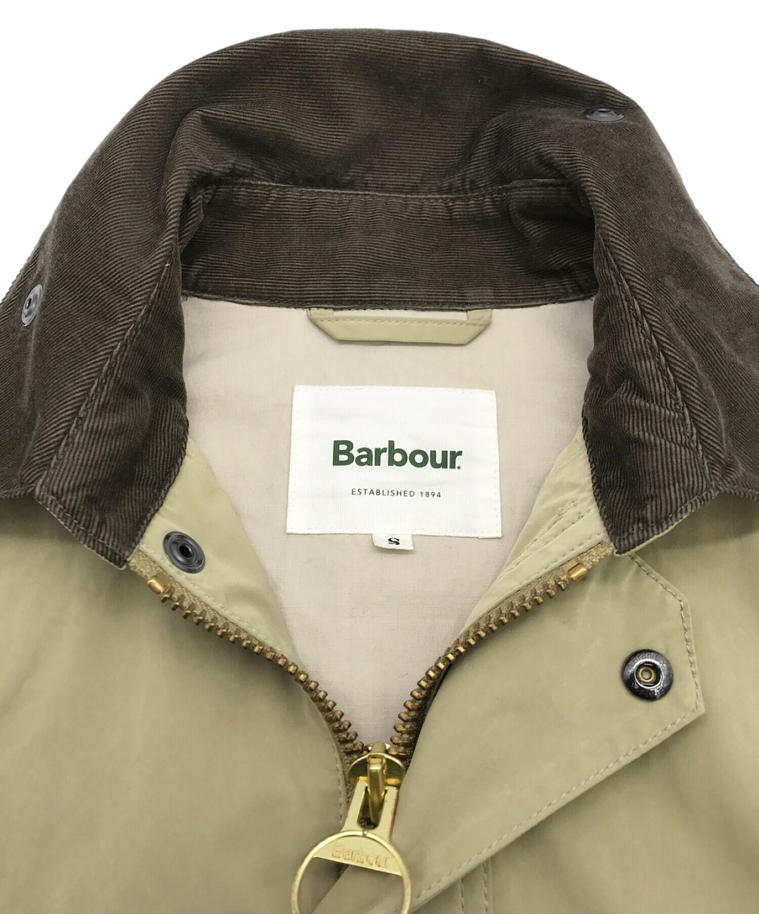 Barbour (バブアー) BEDALE SL/ビデイルノンオイルジャケット ベージュ サイズ:S