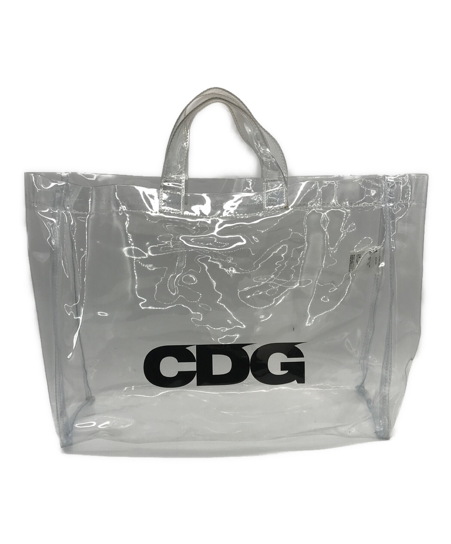 CDG シーディージー コムデギャルソン PVC トートバッグ クリア