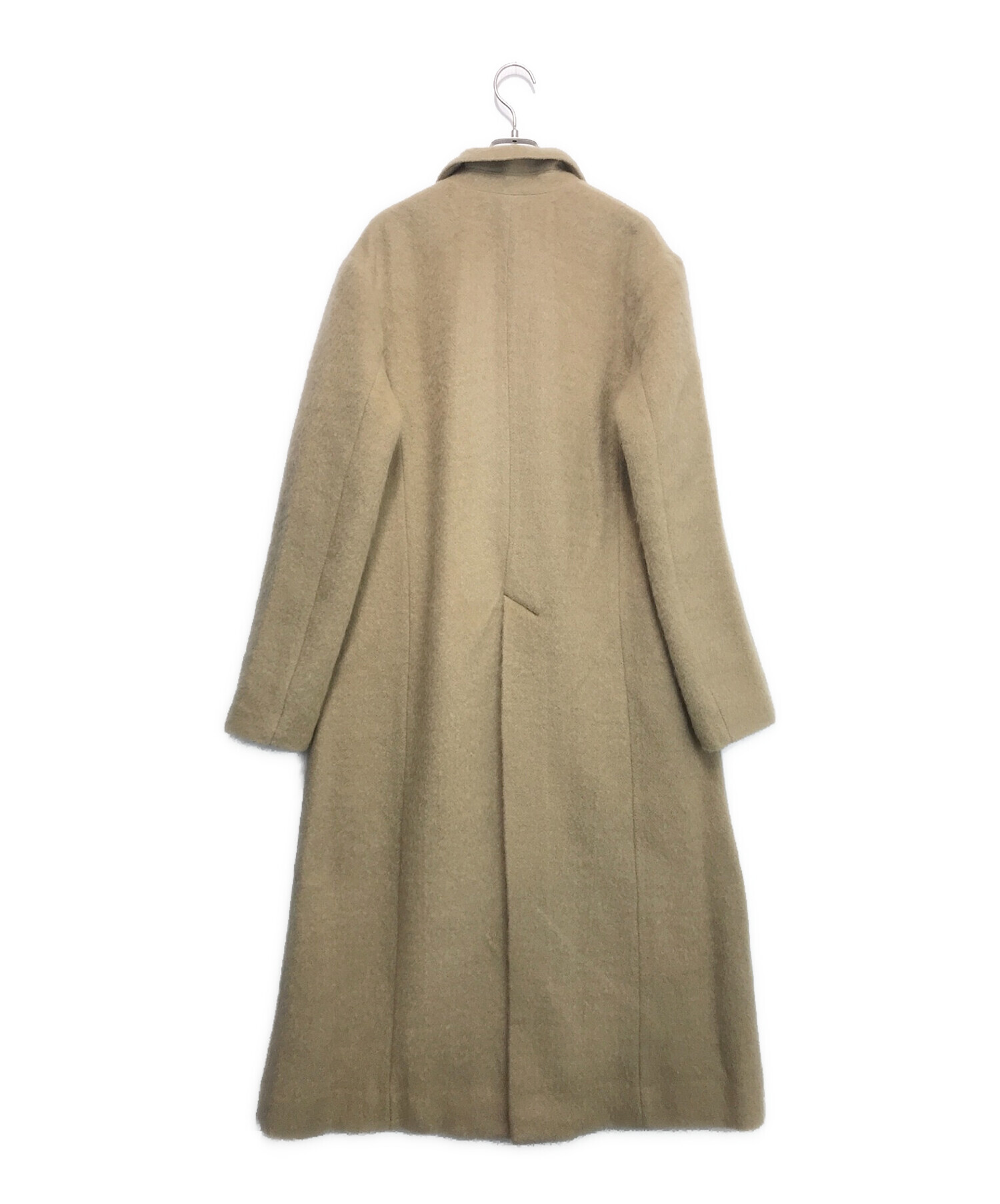 CIEL'AIR (シエルエアー) BACK SLIT WOOL CHESTER COAT ベージュ サイズ:F 未使用品