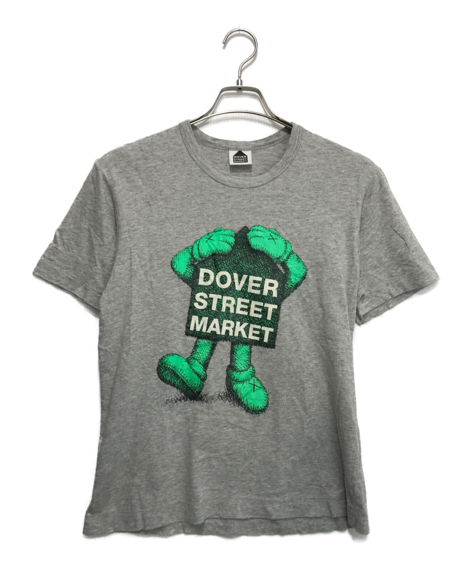 COMME des GARCONS (コムデギャルソン) DOVER STREET MARKET (ドーバー ストリート マーケット)  プリントTシャツ グレー サイズ:S