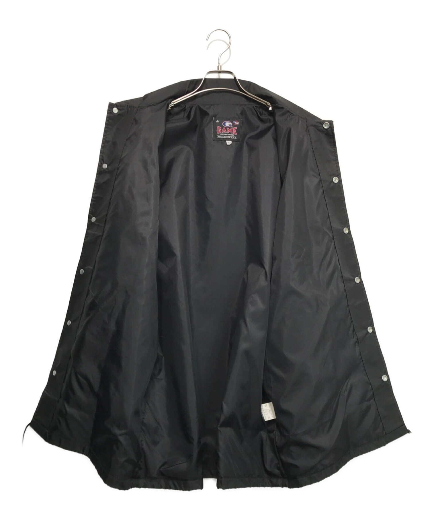 GAME SPORTSWEAR (ゲームスポーツウェア) COACH JACKET ブラック サイズ:TALL