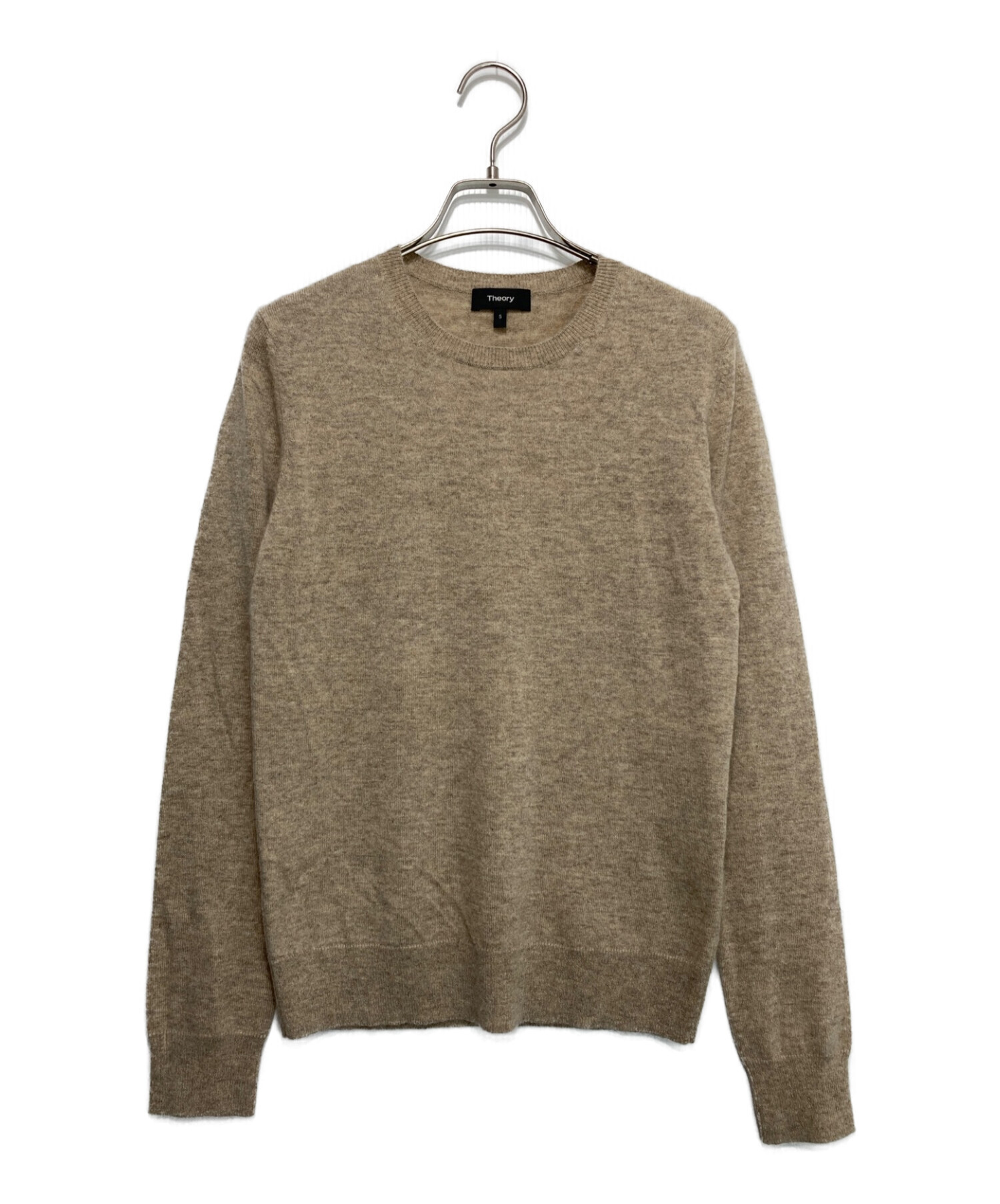 theory (セオリー) NEW BASIC CASHMERE CREW NECK PO F/カシミヤニット ベージュ サイズ:S