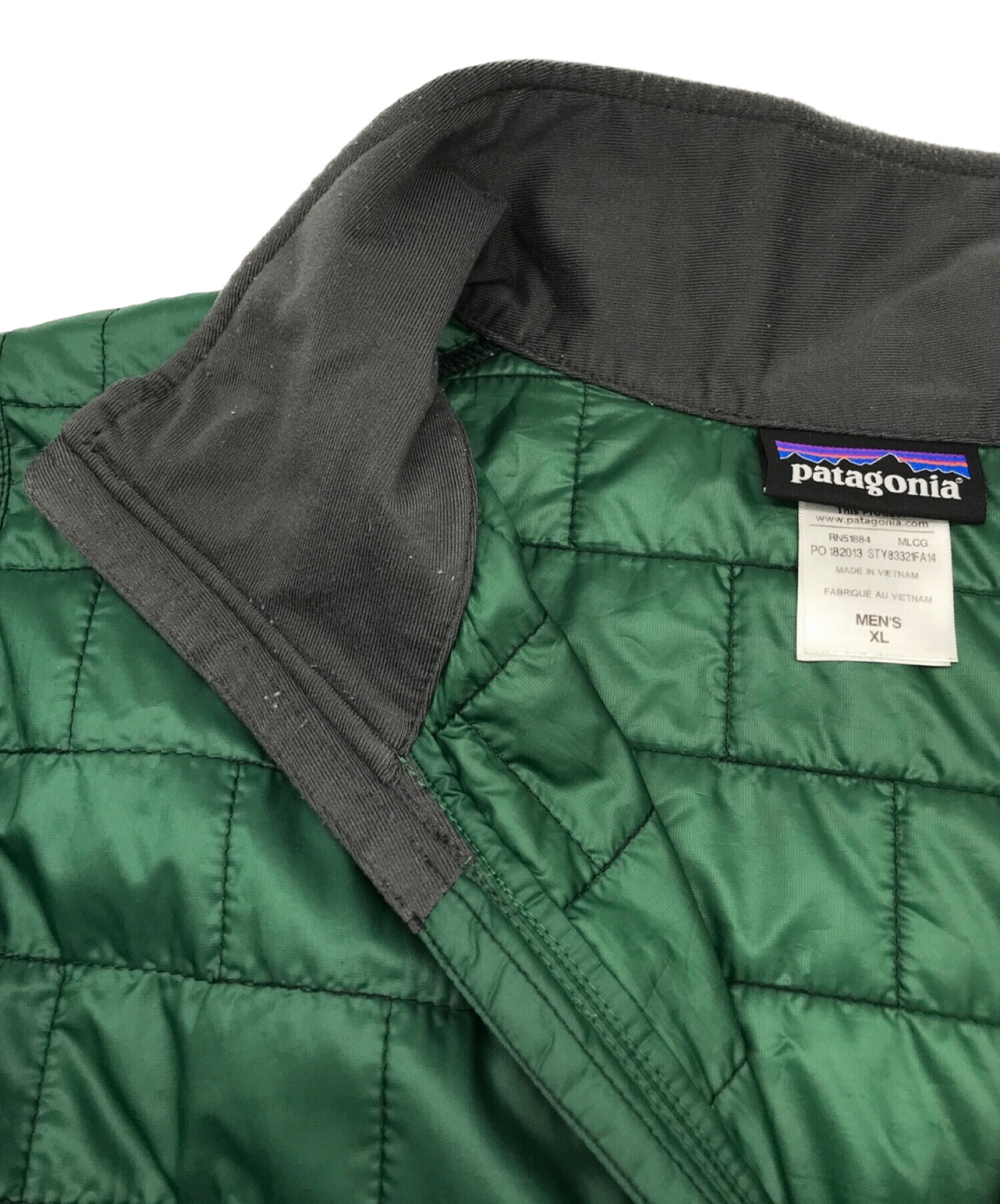 Patagonia (パタゴニア) NANO PUFF HYBRID JKT グリーン サイズ:XL