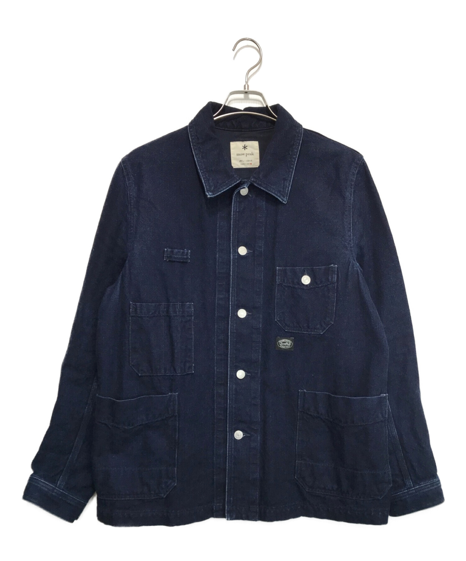 snow peak (スノーピーク) Okayama OX Work Jacket/オカヤマオックスワークジャケット インディゴ サイズ:L