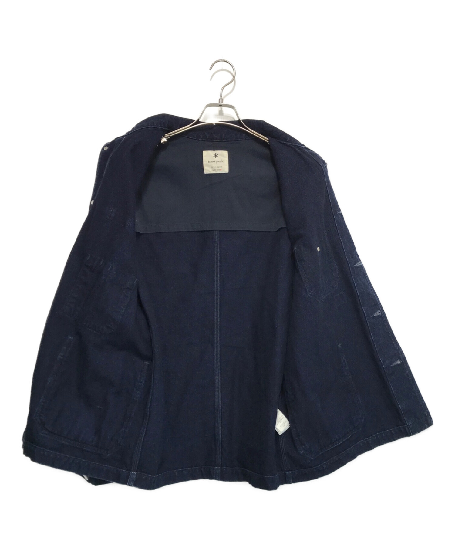 snow peak (スノーピーク) Okayama OX Work Jacket/オカヤマオックスワークジャケット インディゴ サイズ:L