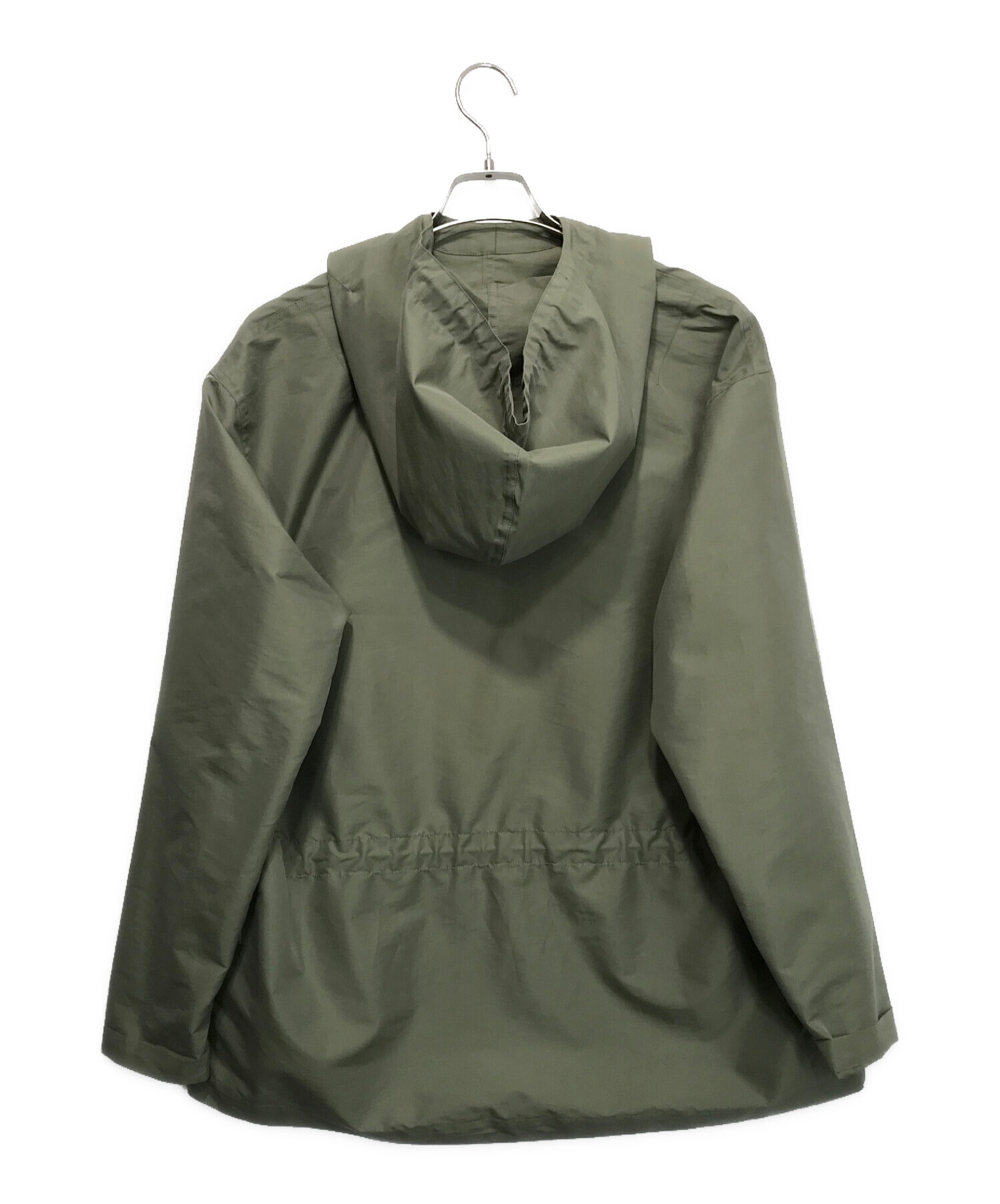 AURALEE (オーラリー) FINX POLYESTER PULLOVER HOODIE グリーン サイズ:3