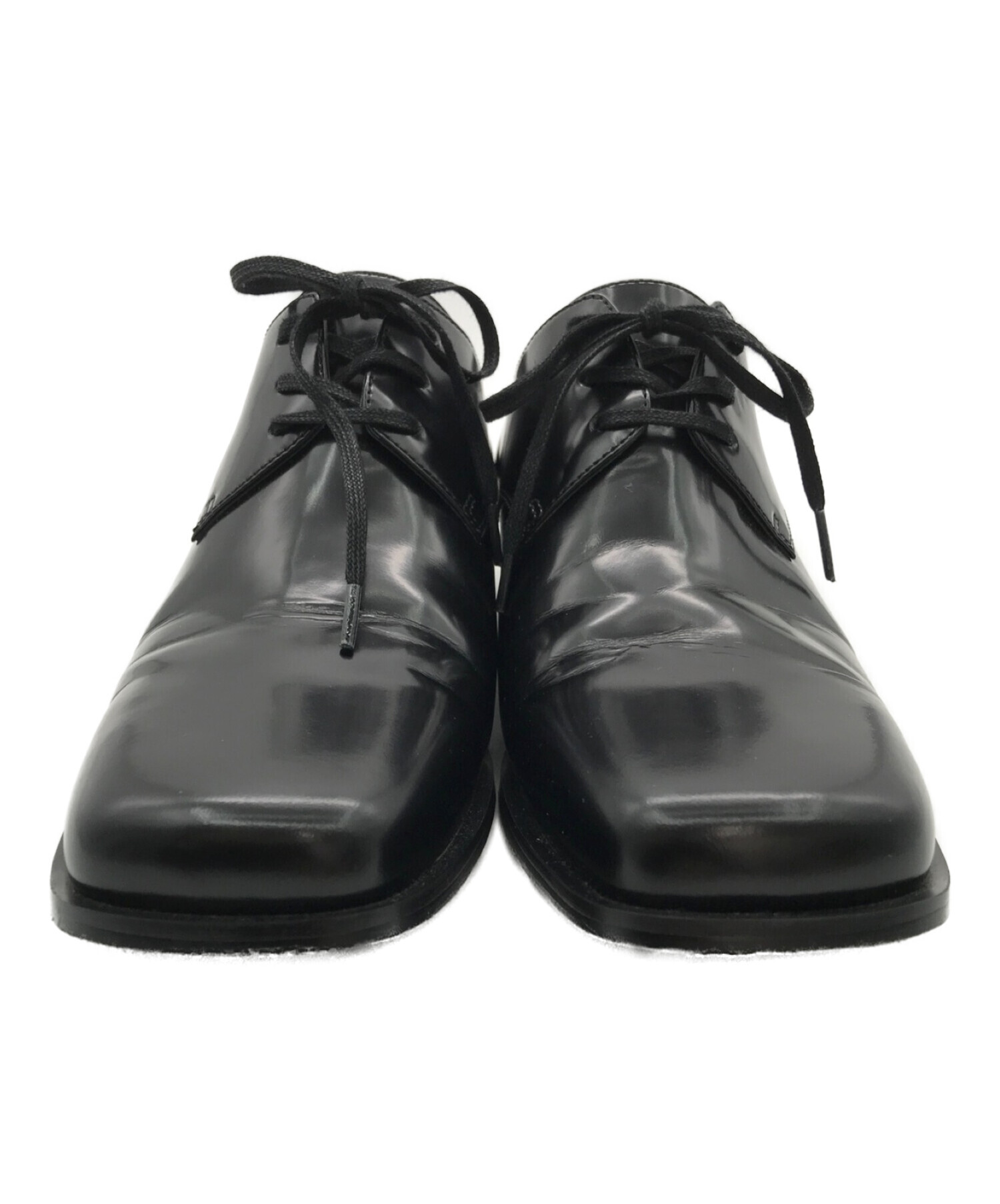 RIM.ARK (リムアーク) Square toe blucher shoes ブラック サイズ:38