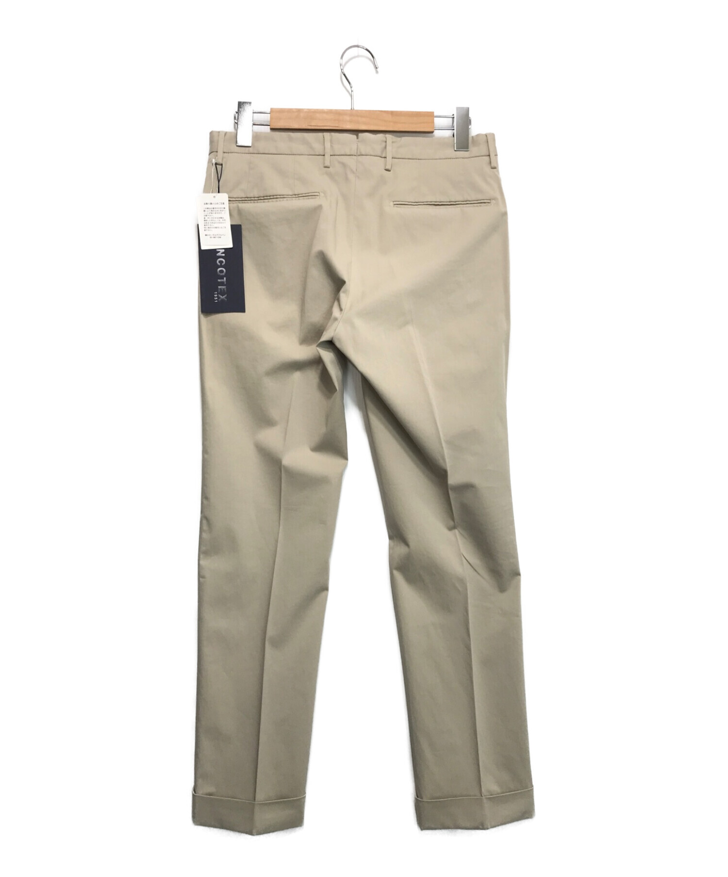 INCOTEX (インコテックス) ROYAL BATAVIA ベージュ サイズ:46 SLIM FIT 未使用品