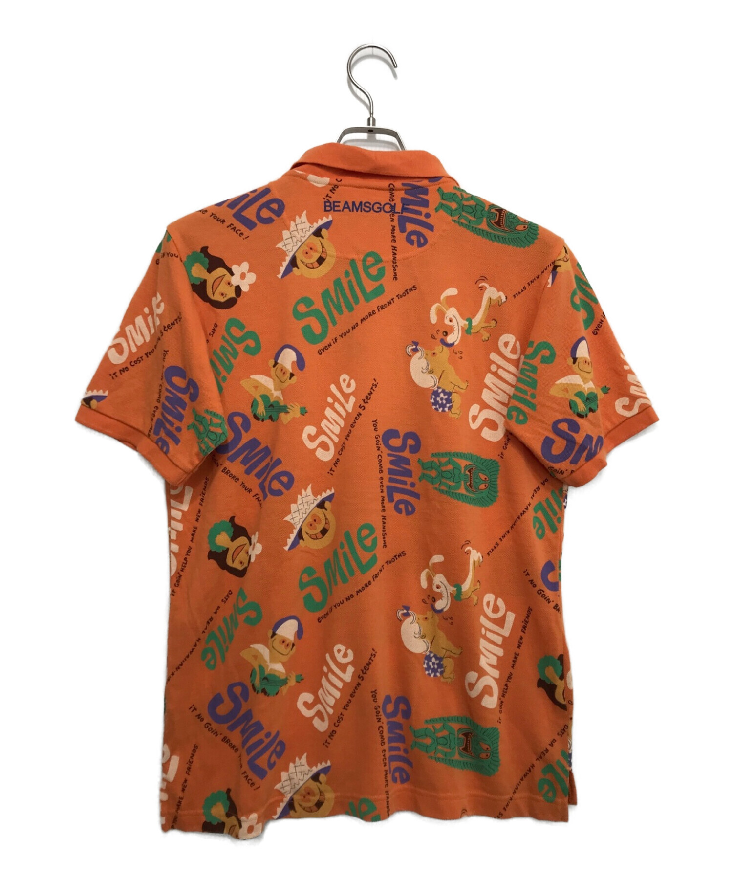 Sun Surf (サンサーフ) BEAMS GOLF (ビームスゴルフ) ポロシャツ オレンジ サイズ:M