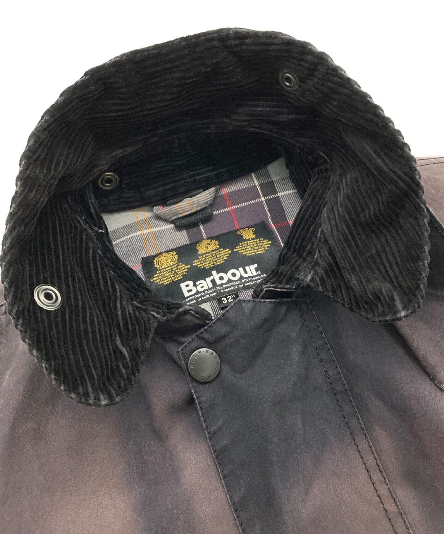 中古・古着通販】Barbour (バブアー) ビデイルコート ブラック サイズ