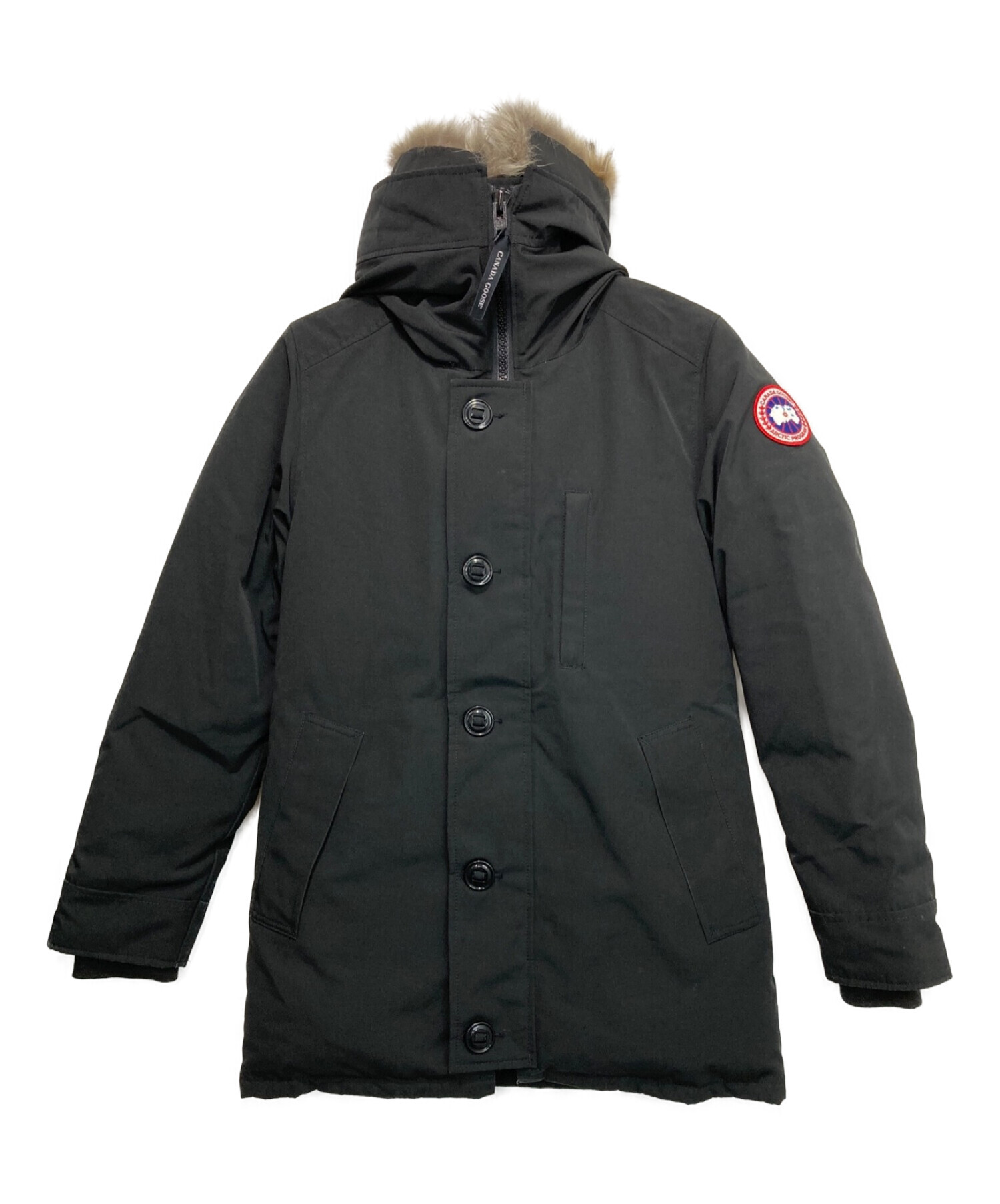 CANADA GOOSE (カナダグース) JASPER PARKA/ダウンコート ブラック サイズ:S/P