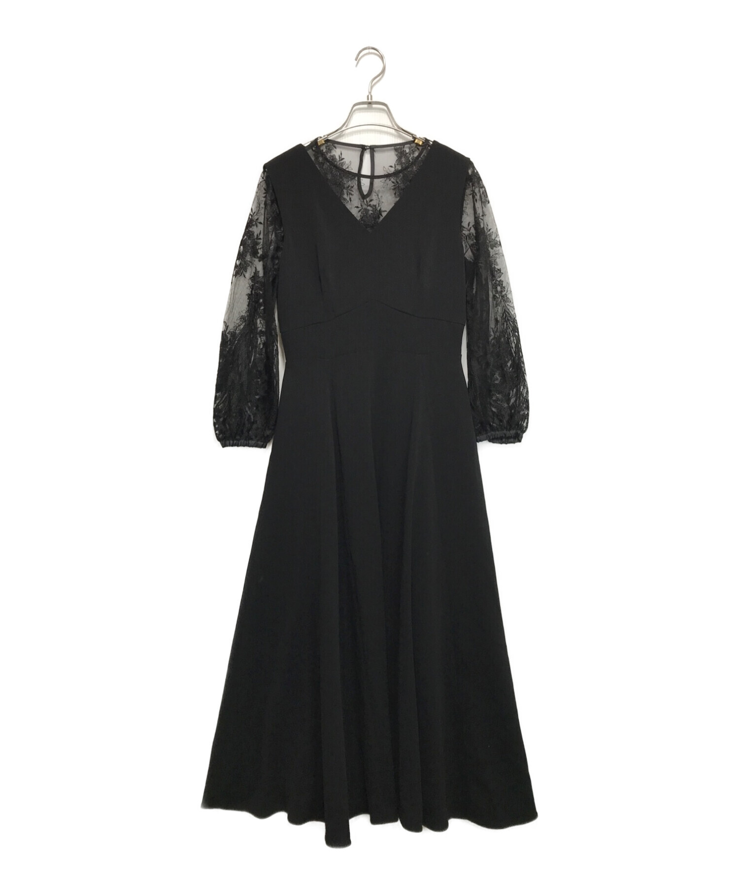 中古・古着通販】Ameri (アメリ) 3WAY LAYERED LACE DRESS ブラック ...