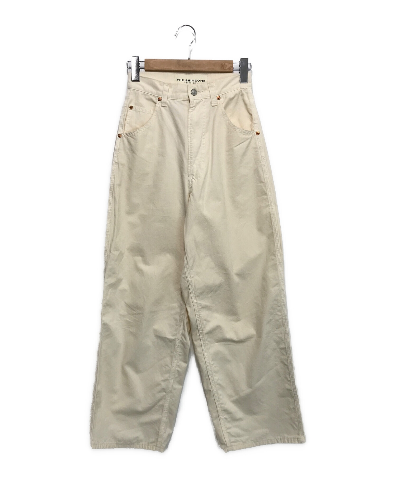 THE SHINZONE (ザ シンゾーン) TOOL PANTS ホワイト サイズ:サイズ32