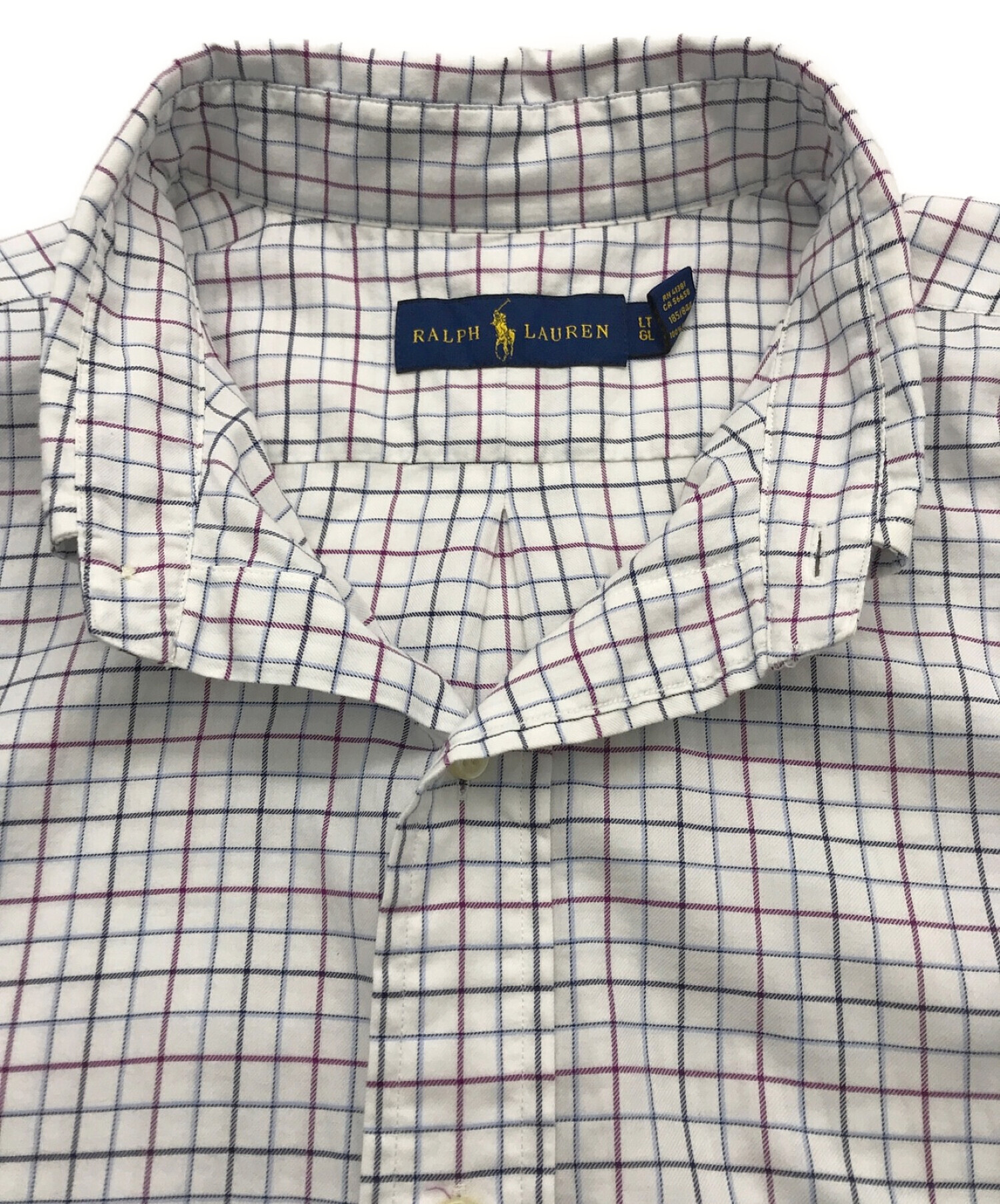 中古・古着通販】RALPH LAUREN (ラルフローレン) チェックシャツ