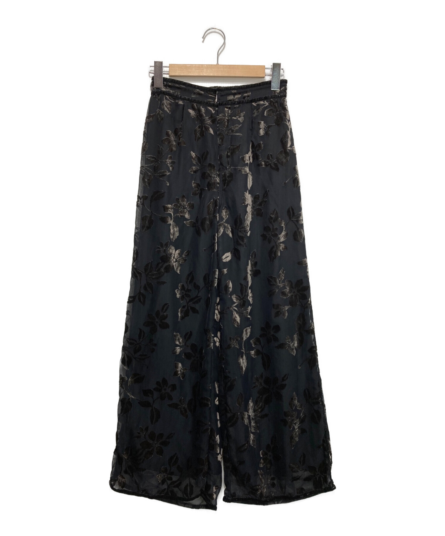 Ameri (アメリ) UNDRESSED LUNA OPAL WIDE PANTS ブラック サイズ:M