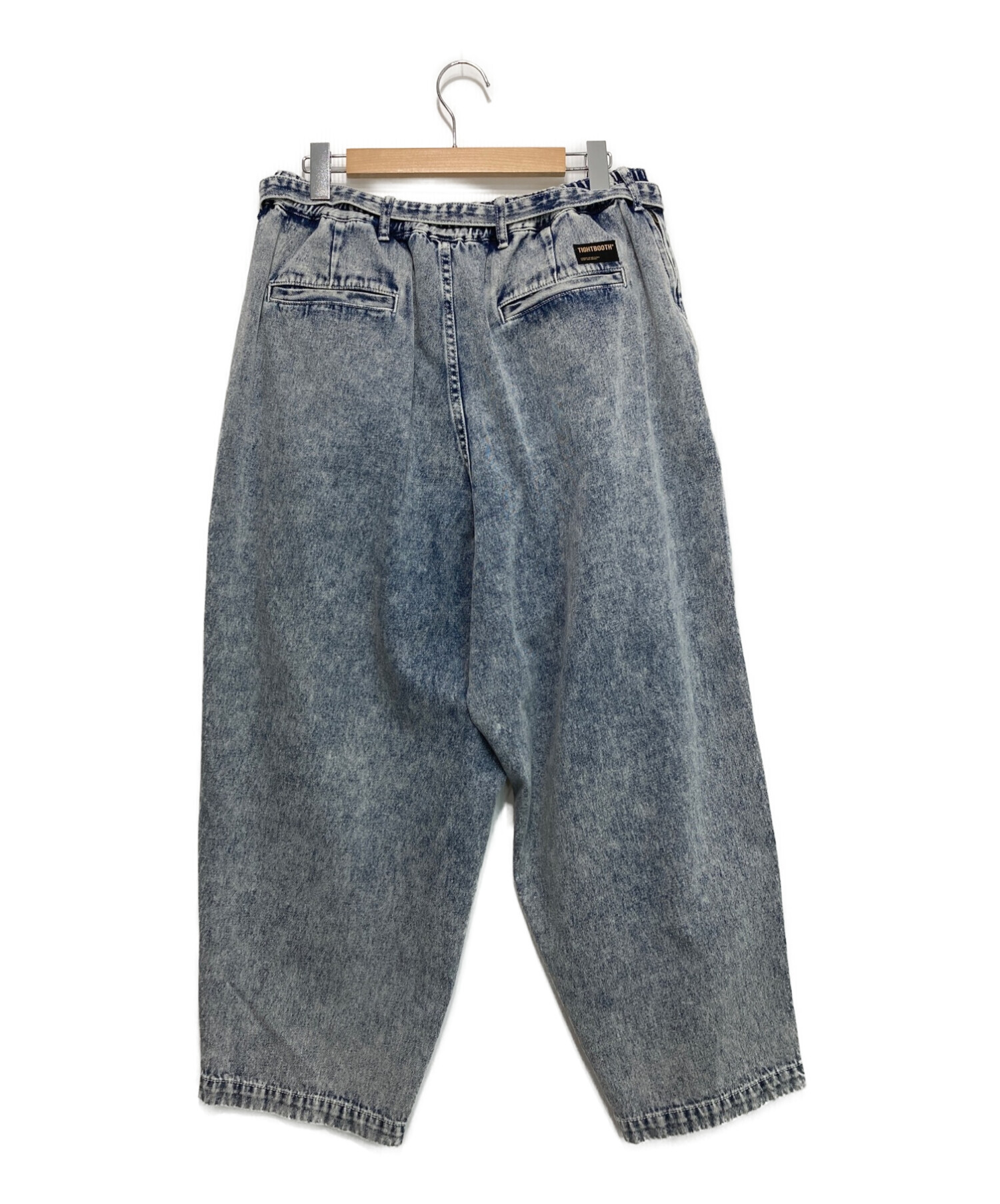 TIGHTBOOTH PRODUCTION (タイトブースプロダクション) DENIM BAKER BALLOON PANTS スカイブルー  サイズ:XL