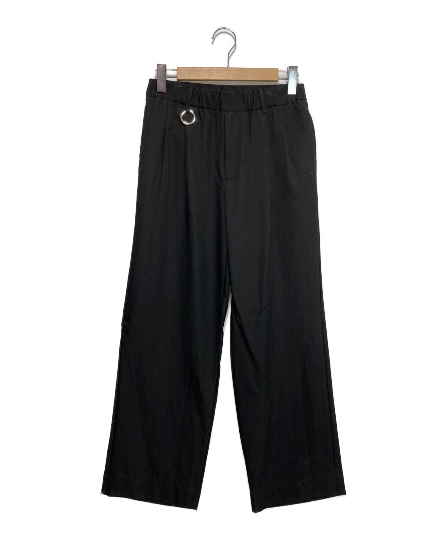 th products (ティーエイチプロダクツ) QUINN / Wide Tailored Pants ブラック サイズ:1