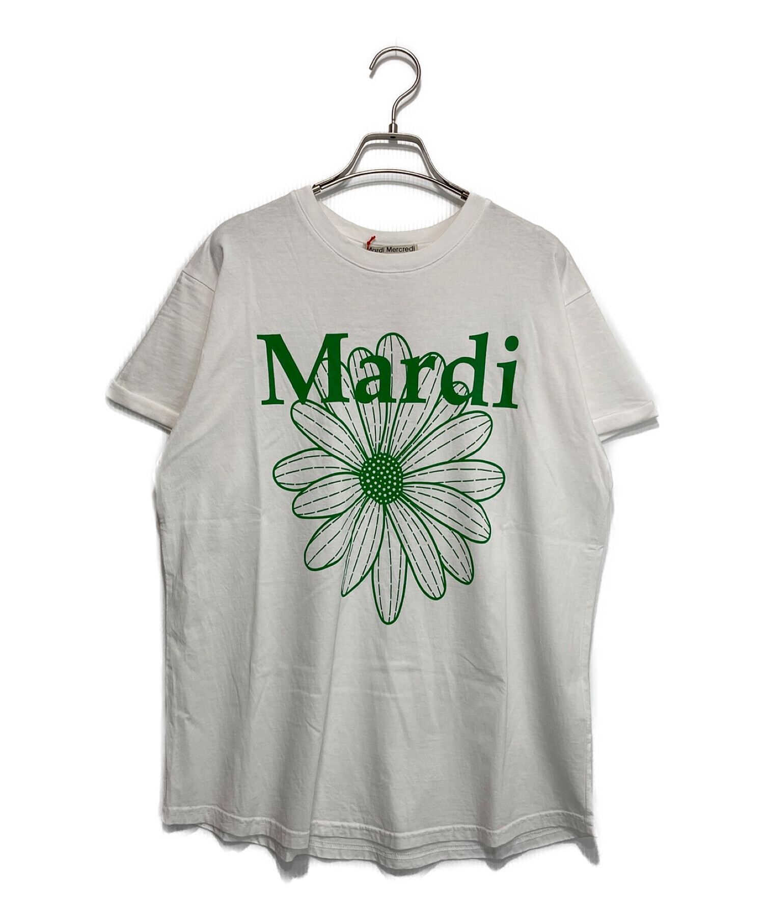 mardi mercredi (マルディメクルディ) プリントTシャツ ホワイト サイズ:F