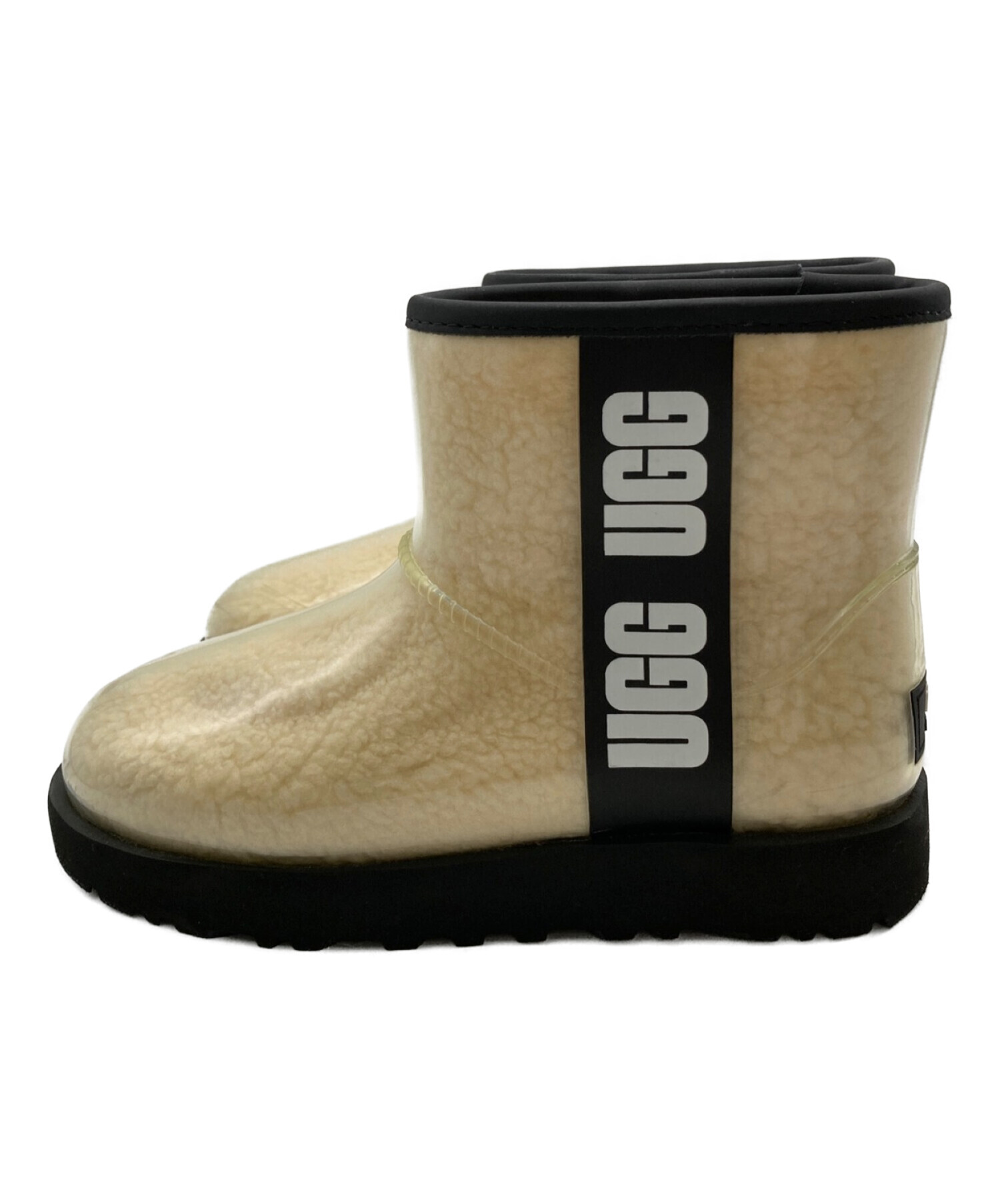 UGG (アグ) レインブーツ ベージュ サイズ:22