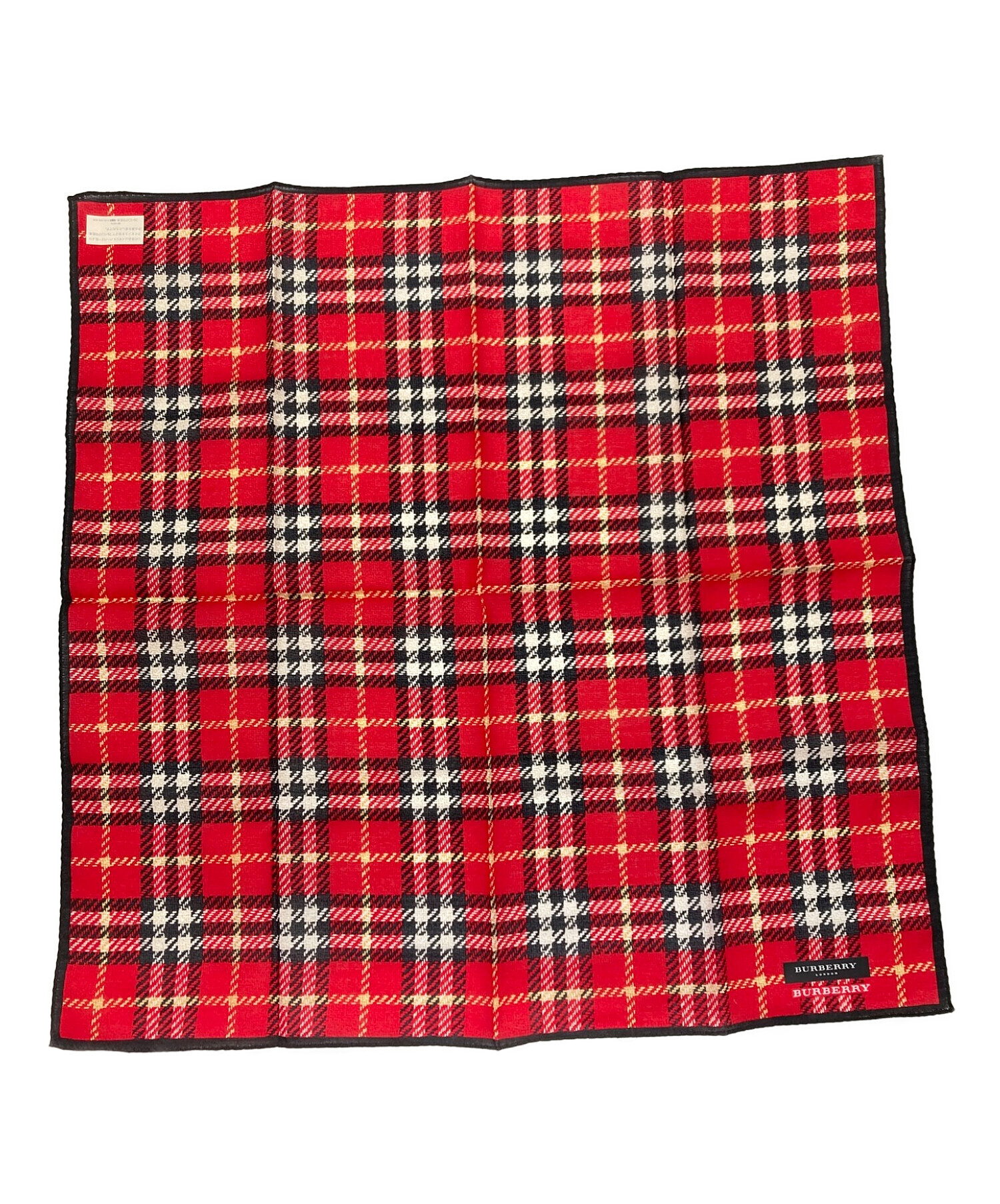 中古・古着通販】BURBERRY (バーバリー) ハンカチ4点セット 未使用品