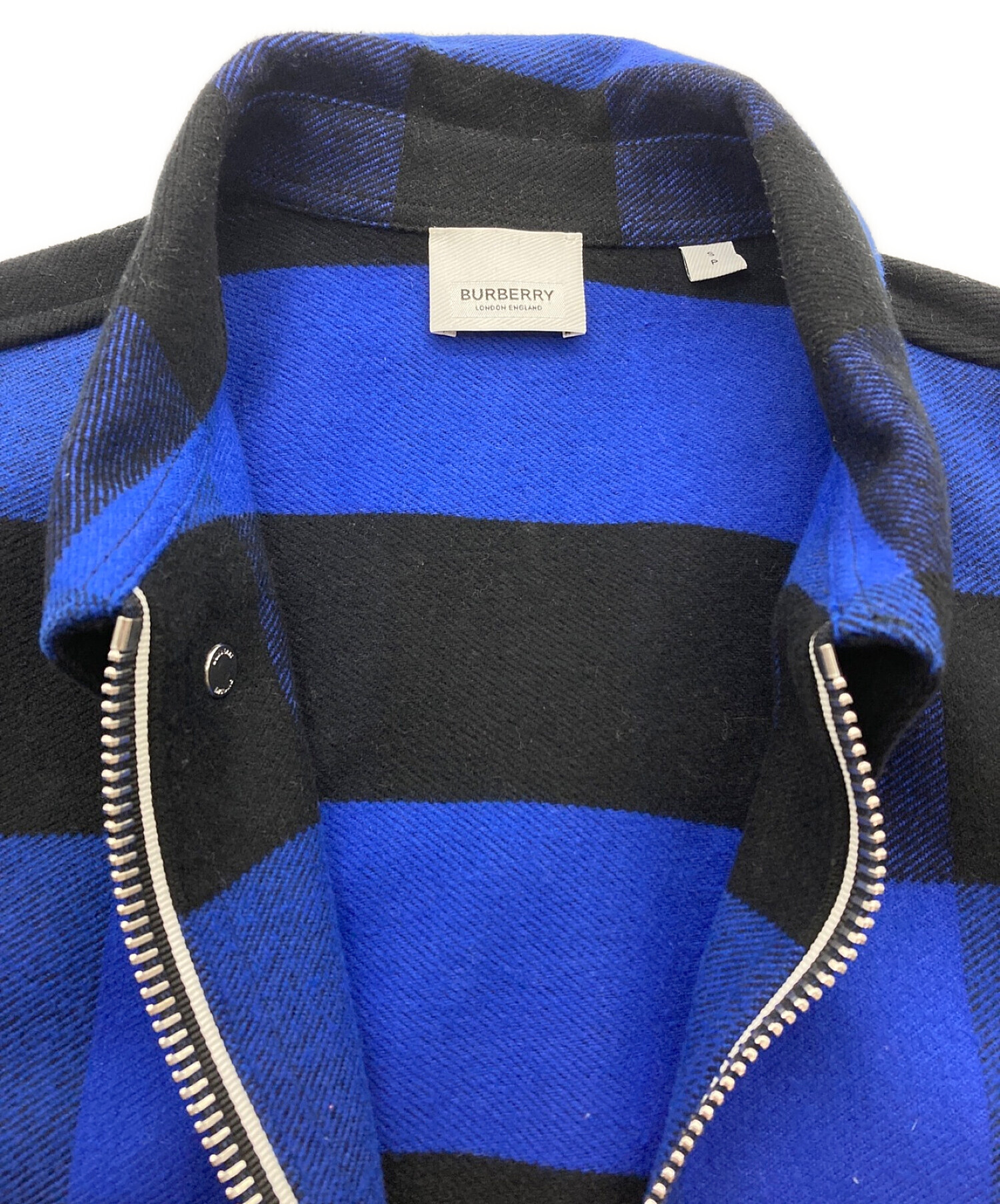 中古・古着通販】BURBERRY (バーバリー) チェックジップジャケット