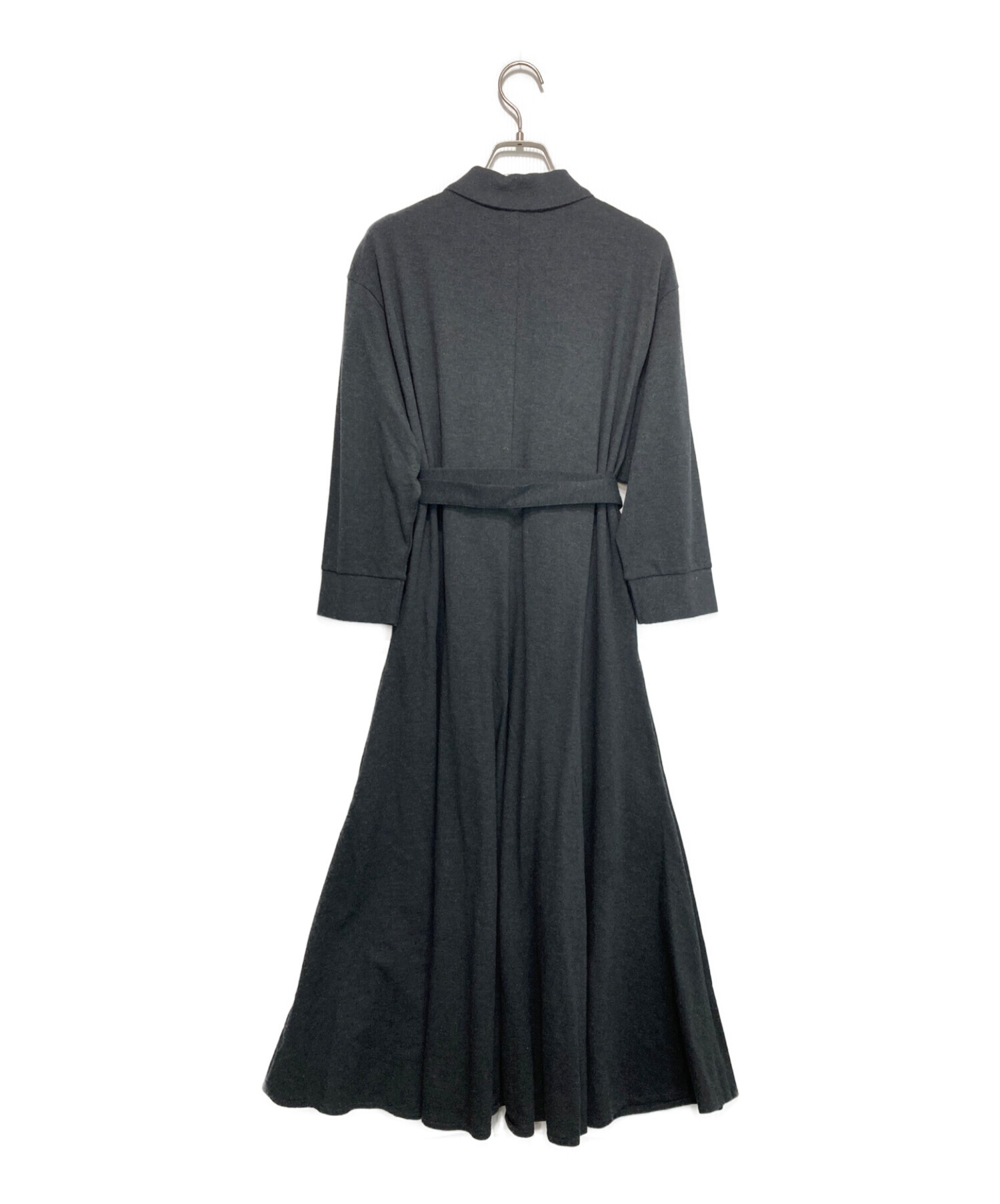 LACOSTE (ラコステ) ベルトデザインポロシャツドレス グレー サイズ:38 未使用品