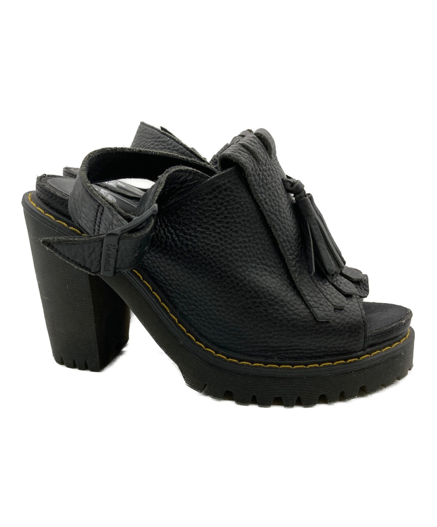 Dr.Martens (ドクターマーチン) SERAPHINA/レザーフリンジタッセルサンダル ブラック サイズ:/UK5/US7