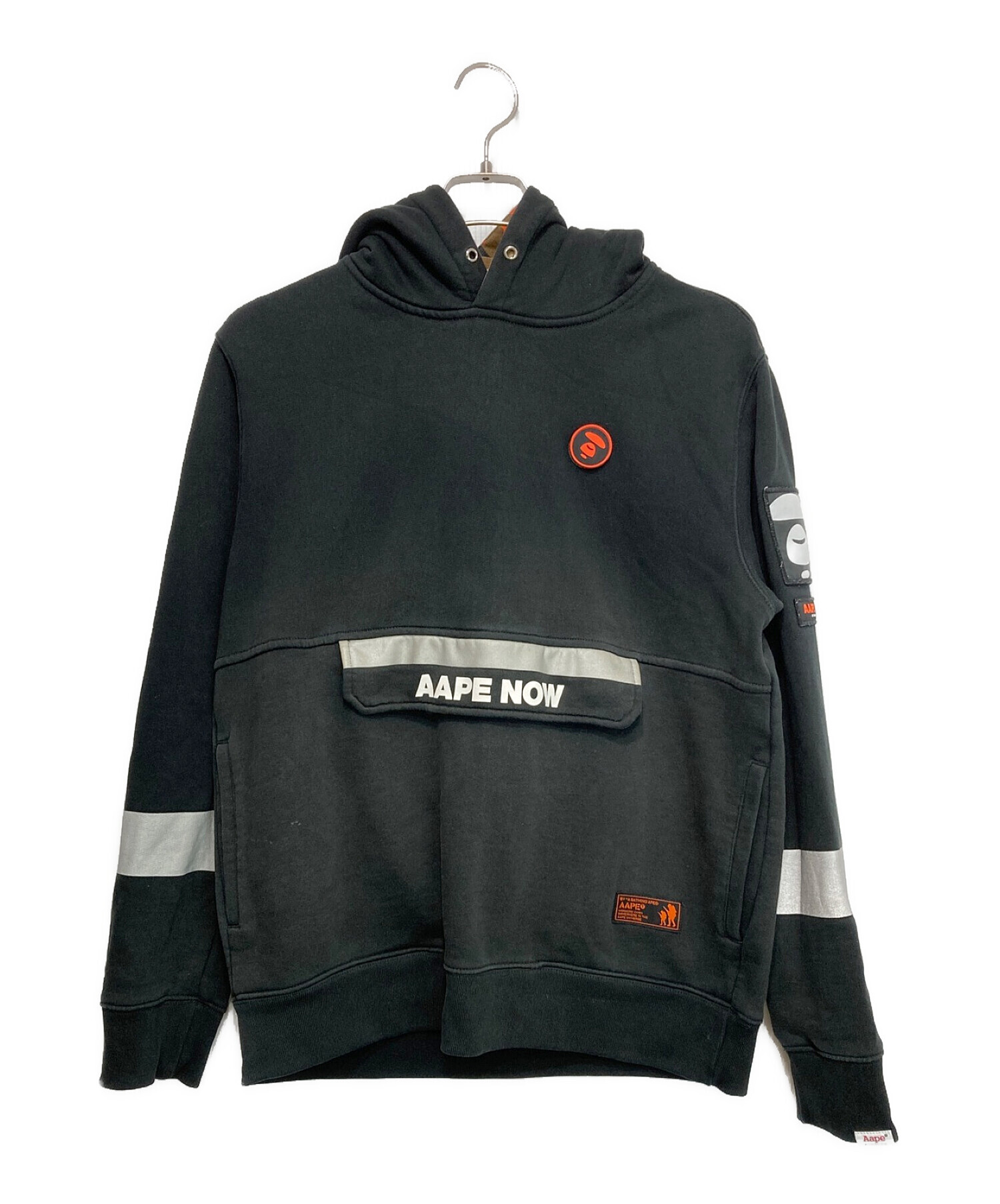 Aape BY A BATHING APE (エーエイプ バイ アベイシングエイプ) パーカー ブラック サイズ:L