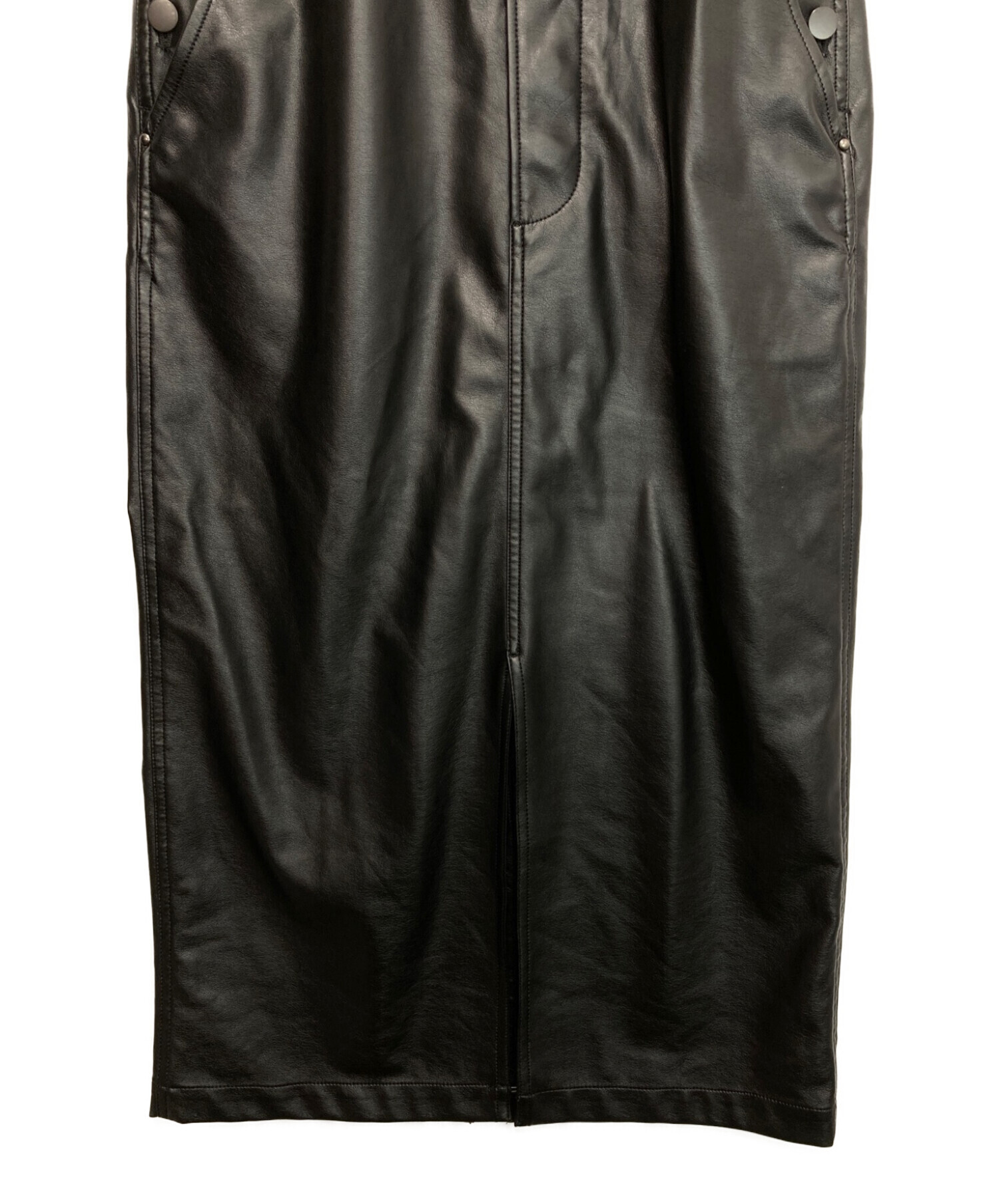 中古・古着通販】Ron Herman (ロンハーマン) Eco Leather Jumper Dress
