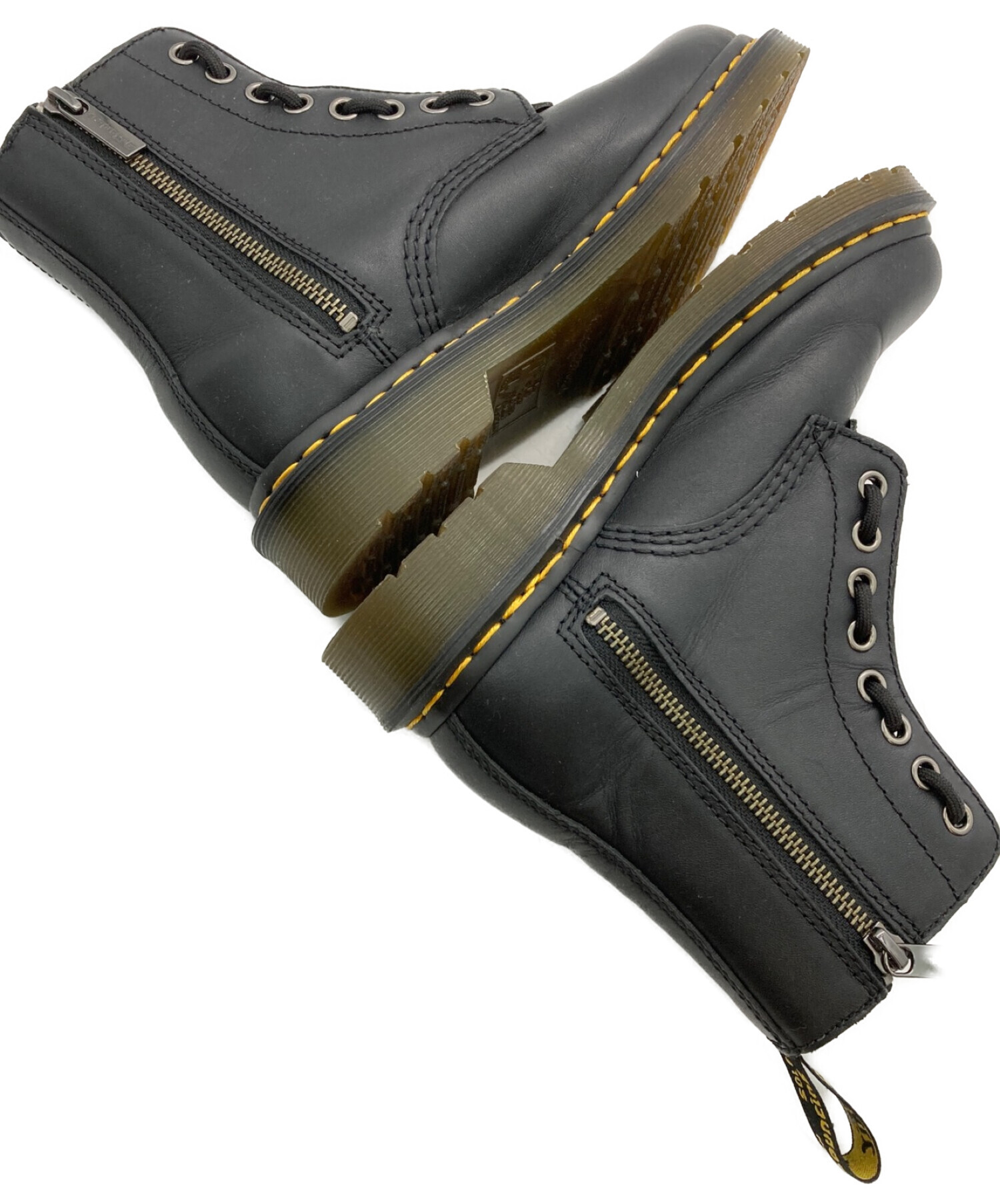 Dr.Martens (ドクターマーチン) 1460 PASCAL FRONT ZIP/PASCAL 8 EYE BOOT ブラック サイズ:UK3