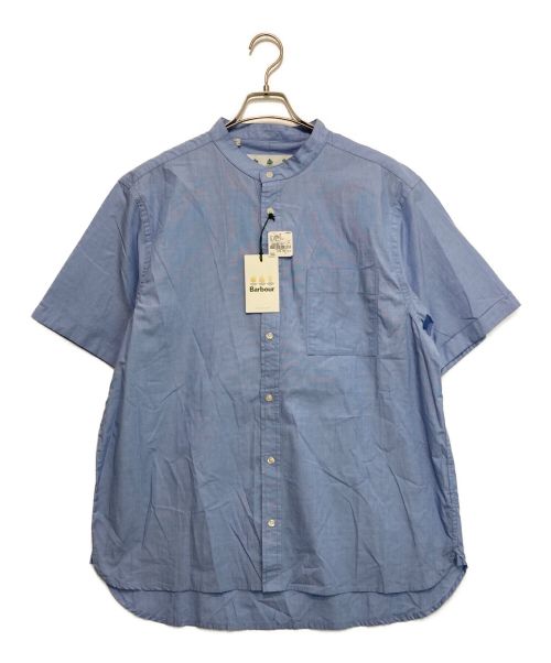 【中古・古着通販】Barbour (バブアー) 半袖バンドカラーシャツ 