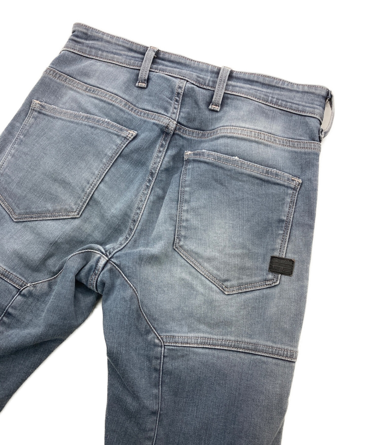 G-STAR RAW (ジースターロゥ) RACKAM 3D SKINNY JEANS グレー サイズ:27