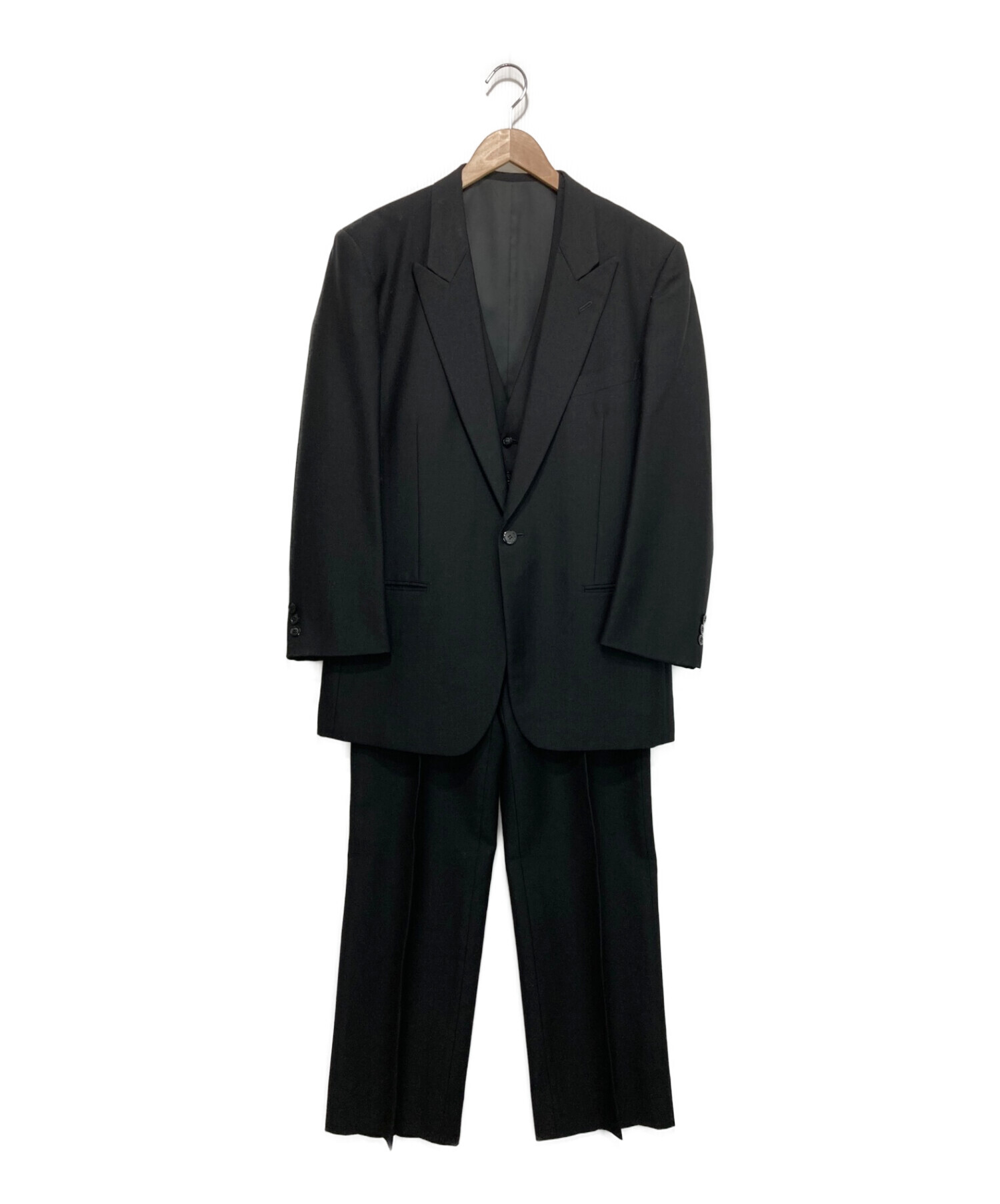 Yves Saint Laurent (イヴサンローラン) 3Pセットアップスーツ ブラック サイズ:C94 W82 T175