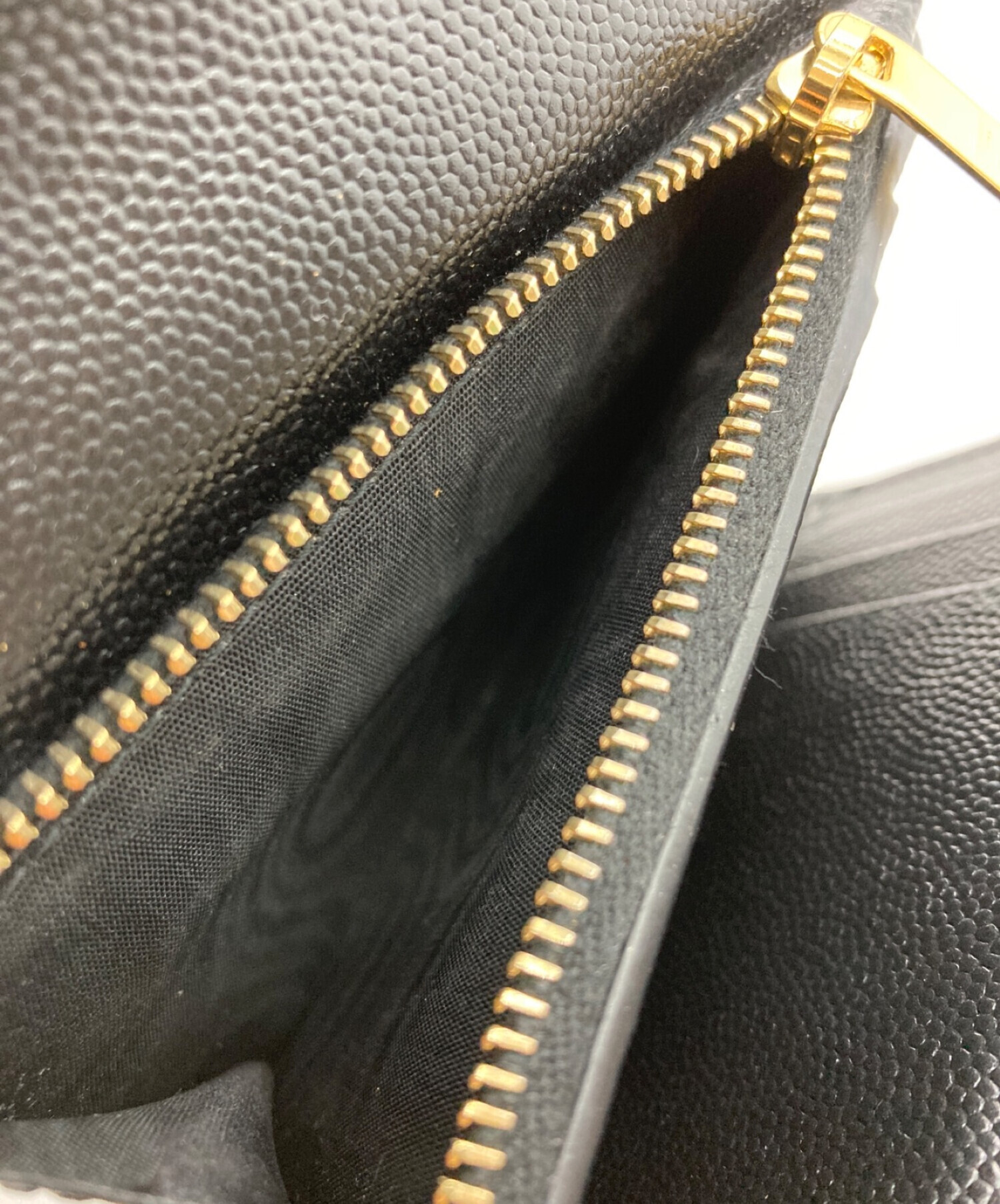 中古・古着通販】Saint Laurent Paris (サンローランパリ) 3つ折り財布