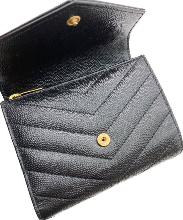 中古・古着通販】Saint Laurent Paris (サンローランパリ) 3つ折り財布