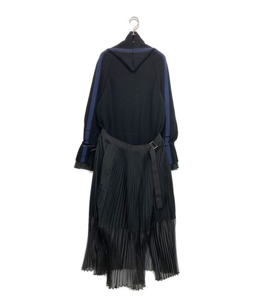 【中古・古着通販】sacai (サカイ) ニット切替プリーツワンピース