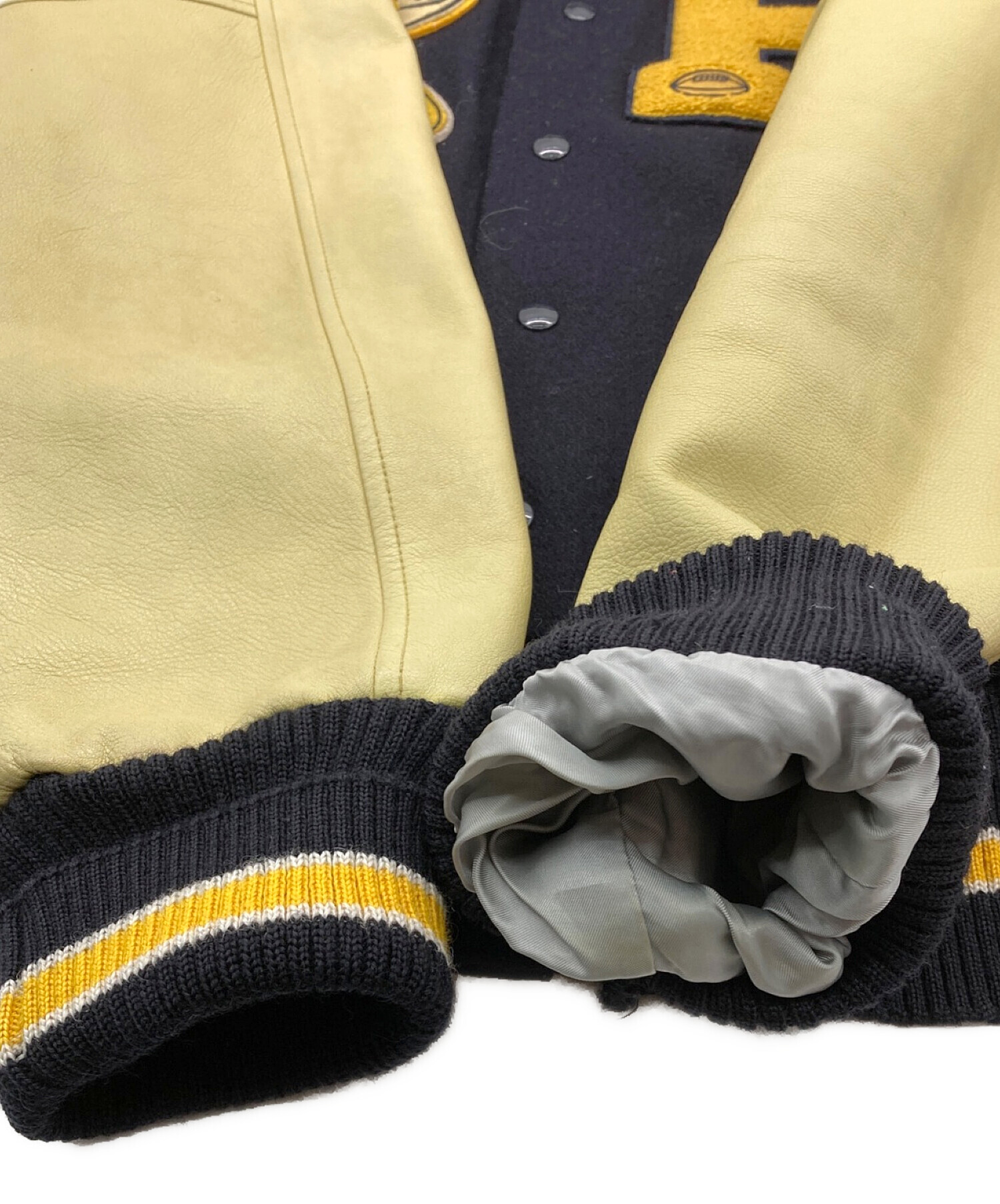 Rugby Ralph Lauren (ラグビーラルフローレン) Wool Varsity Jacket/スタジャン ネイビー サイズ:XL