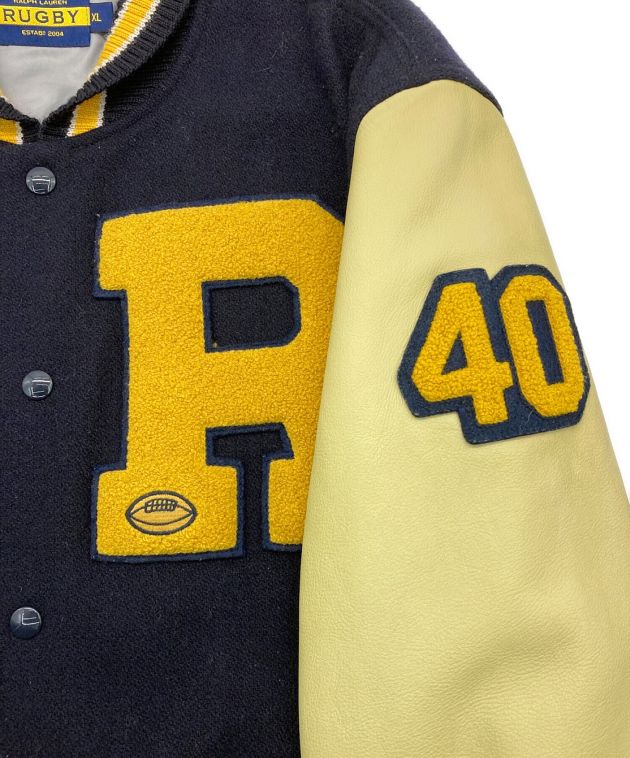 Rugby Ralph Lauren (ラグビーラルフローレン) Wool Varsity Jacket/スタジャン ネイビー サイズ:XL