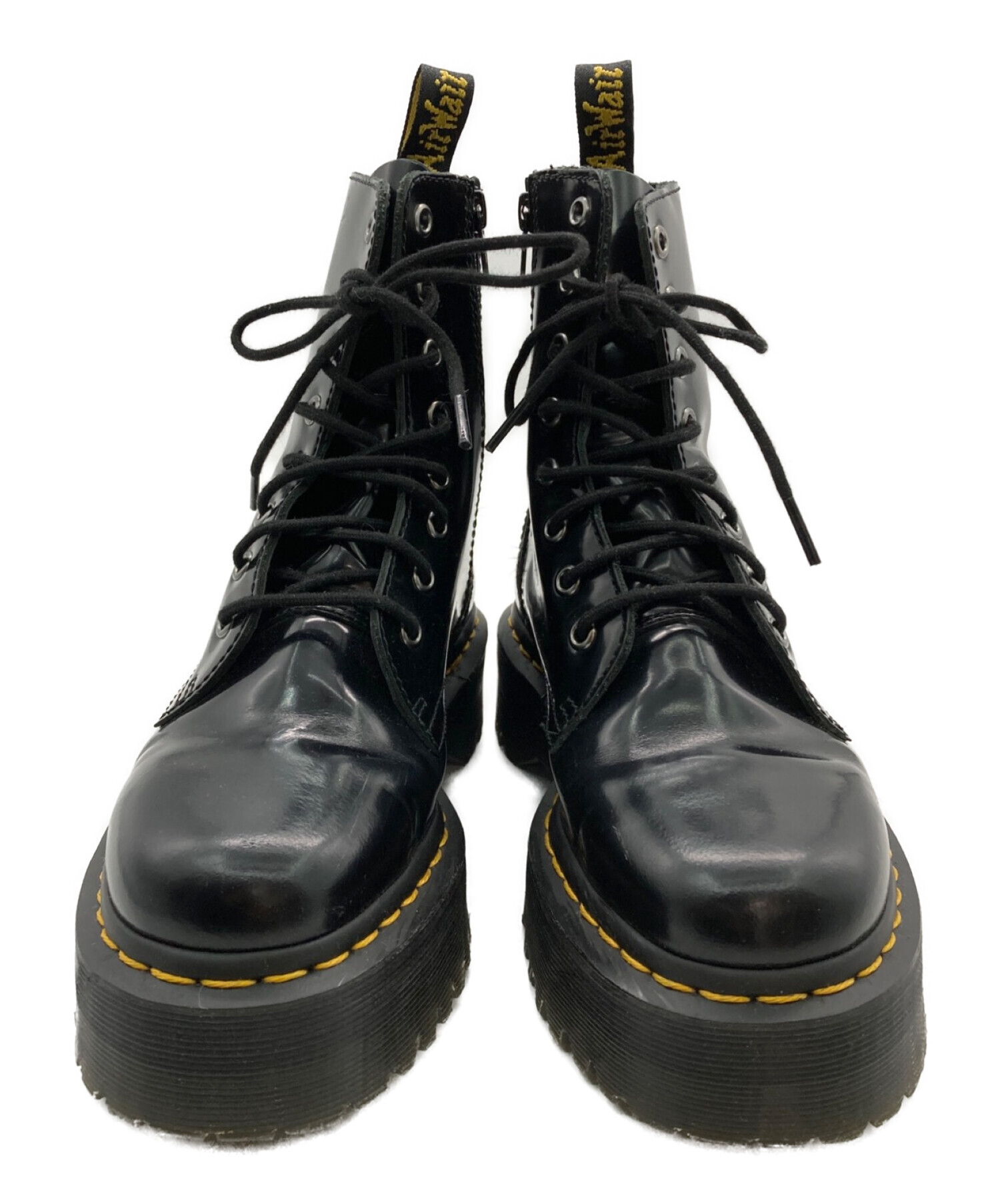 Dr.Martens (ドクターマーチン) JADON SMOOTH LEATHER PLATFORM BOOTS/8ホールブーツ ブラック  サイズ:UK5