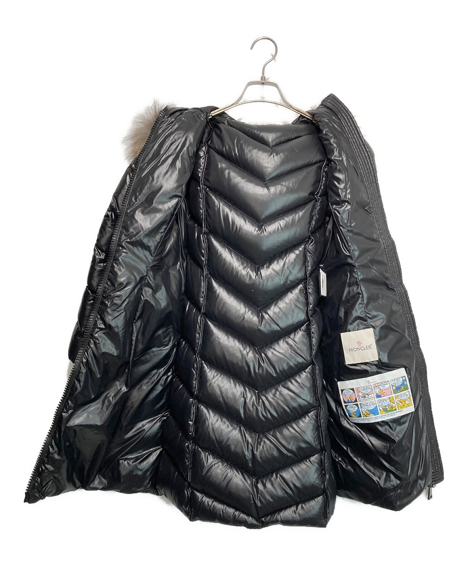 中古・古着通販】MONCLER (モンクレール) FULMARUS/ロングダウンジャケット ブラック サイズ:00｜ブランド・古着通販  トレファク公式【TREFAC FASHION】スマホサイト