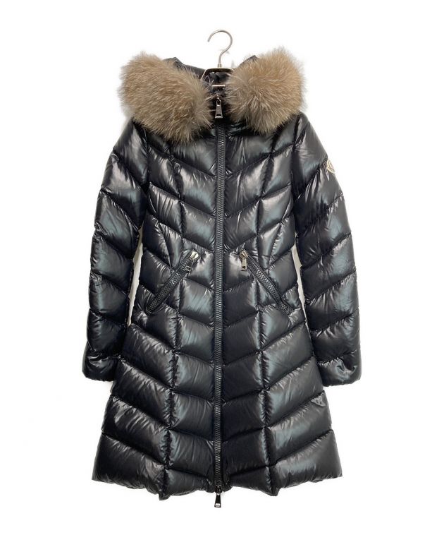 中古・古着通販】MONCLER (モンクレール) FULMARUS/ロングダウンジャケット ブラック サイズ:00｜ブランド・古着通販  トレファク公式【TREFAC FASHION】スマホサイト