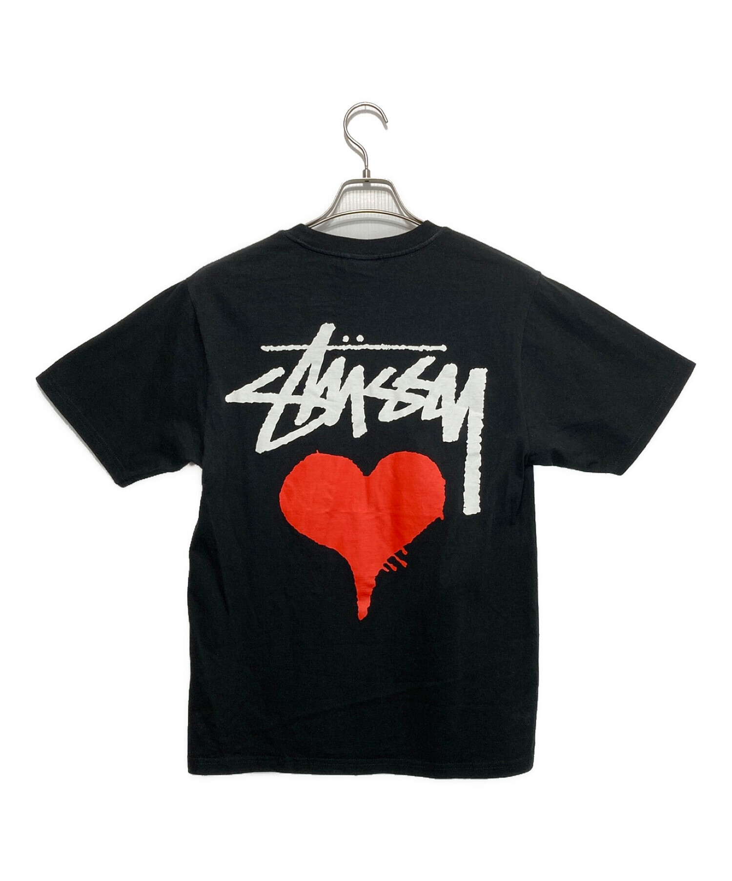 中古・古着通販】stussy (ステューシー) バックロゴハートプリント 