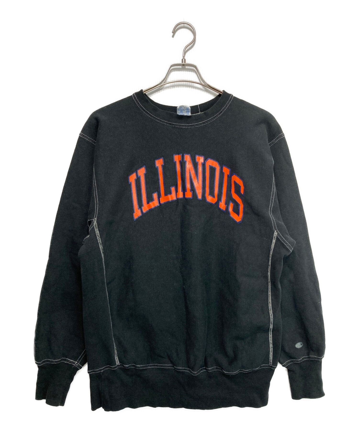 安い買う USA製 90's Champion RW カレッジスウェット ILLINOIS - トップス