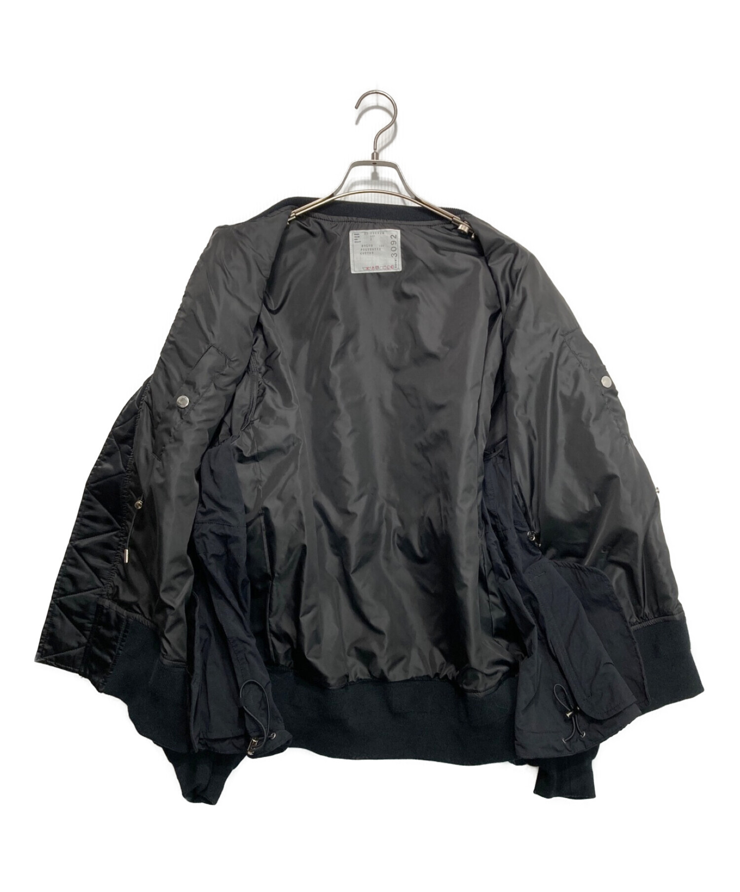 sacai (サカイ) NYLON TWILL BLOUSON ブラック サイズ:2