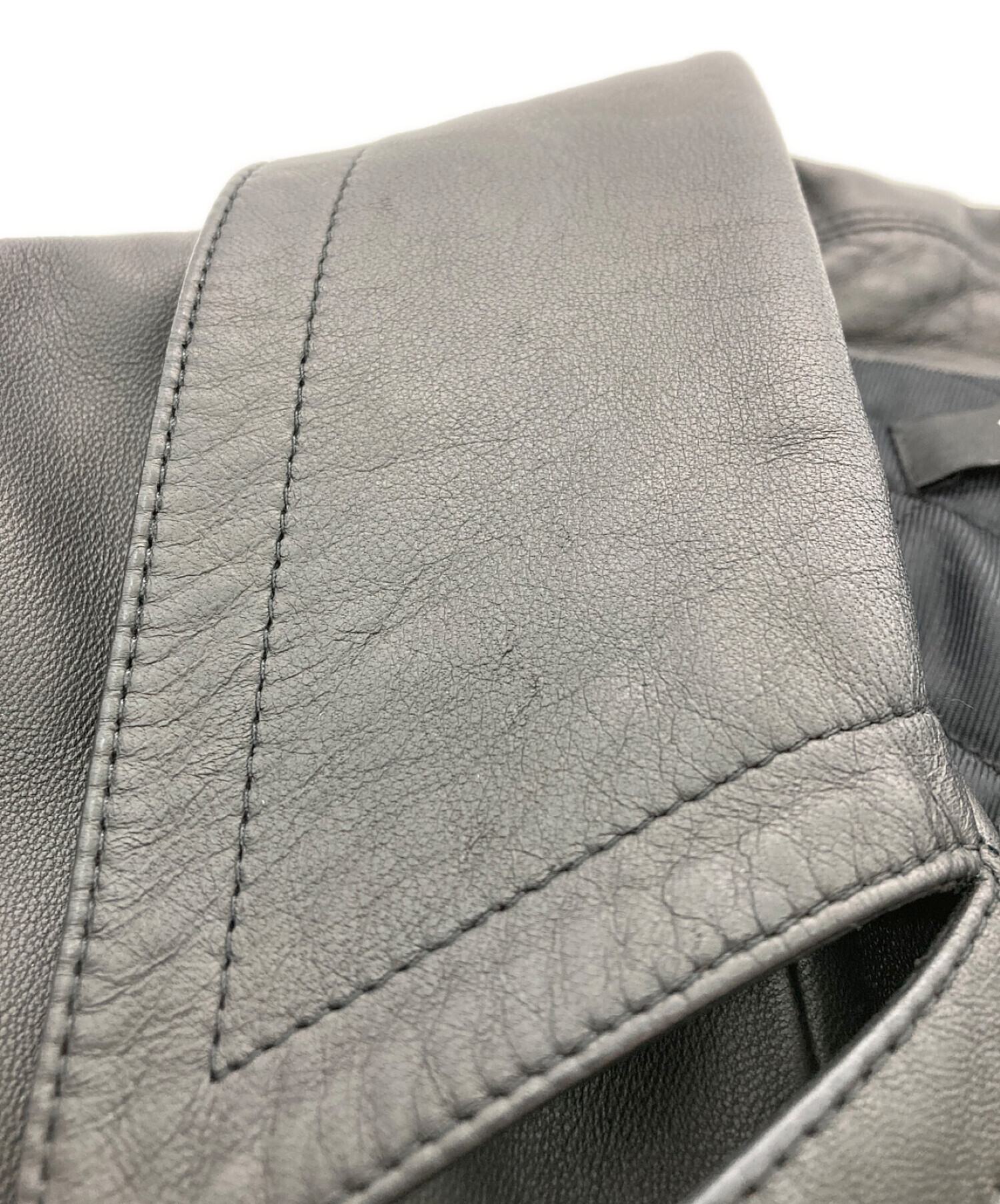 中古・古着通販】theory (セオリー) SMOOTH NAPPA MOTO JKT LB