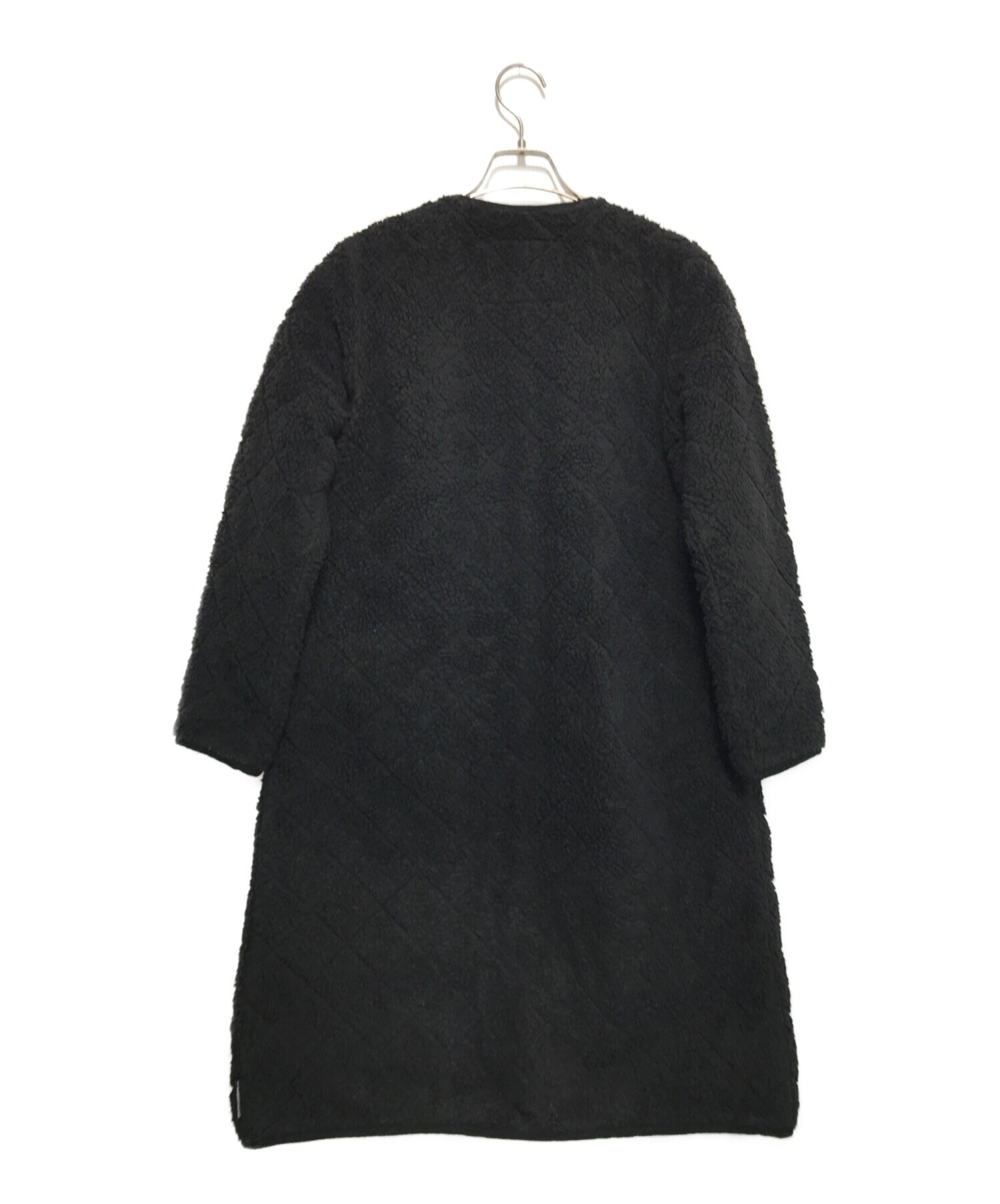 Traditional Weatherwear (トラディショナルウェザーウェア) ARKLEY LONG/ボアキルティングコート ブラック  サイズ:32