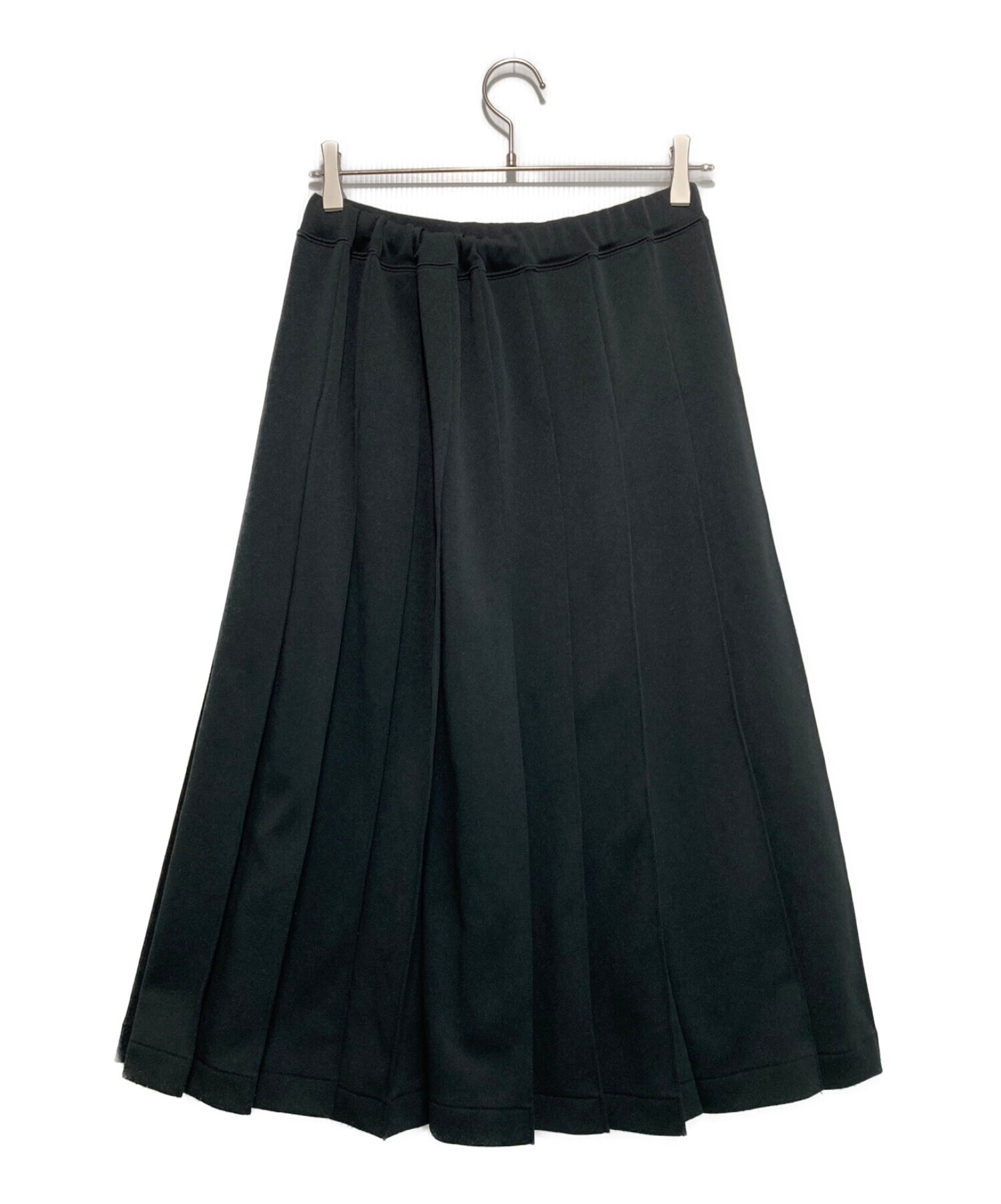 COMME des GARCONS (コムデギャルソン) プリーツスカート ブラック サイズ:L