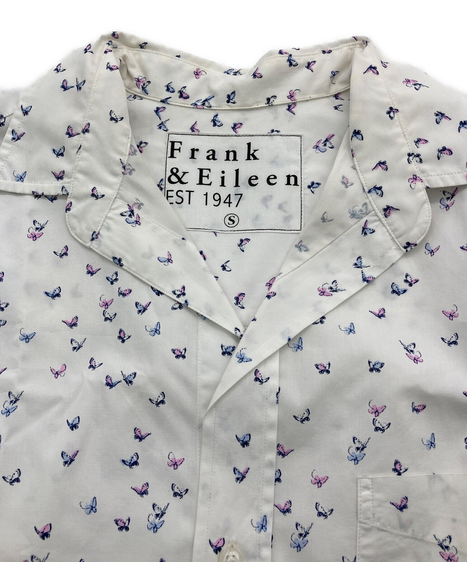 Frank&Eileen ケミカルウォッシュ柄シャツ Sサイズ - シャツ