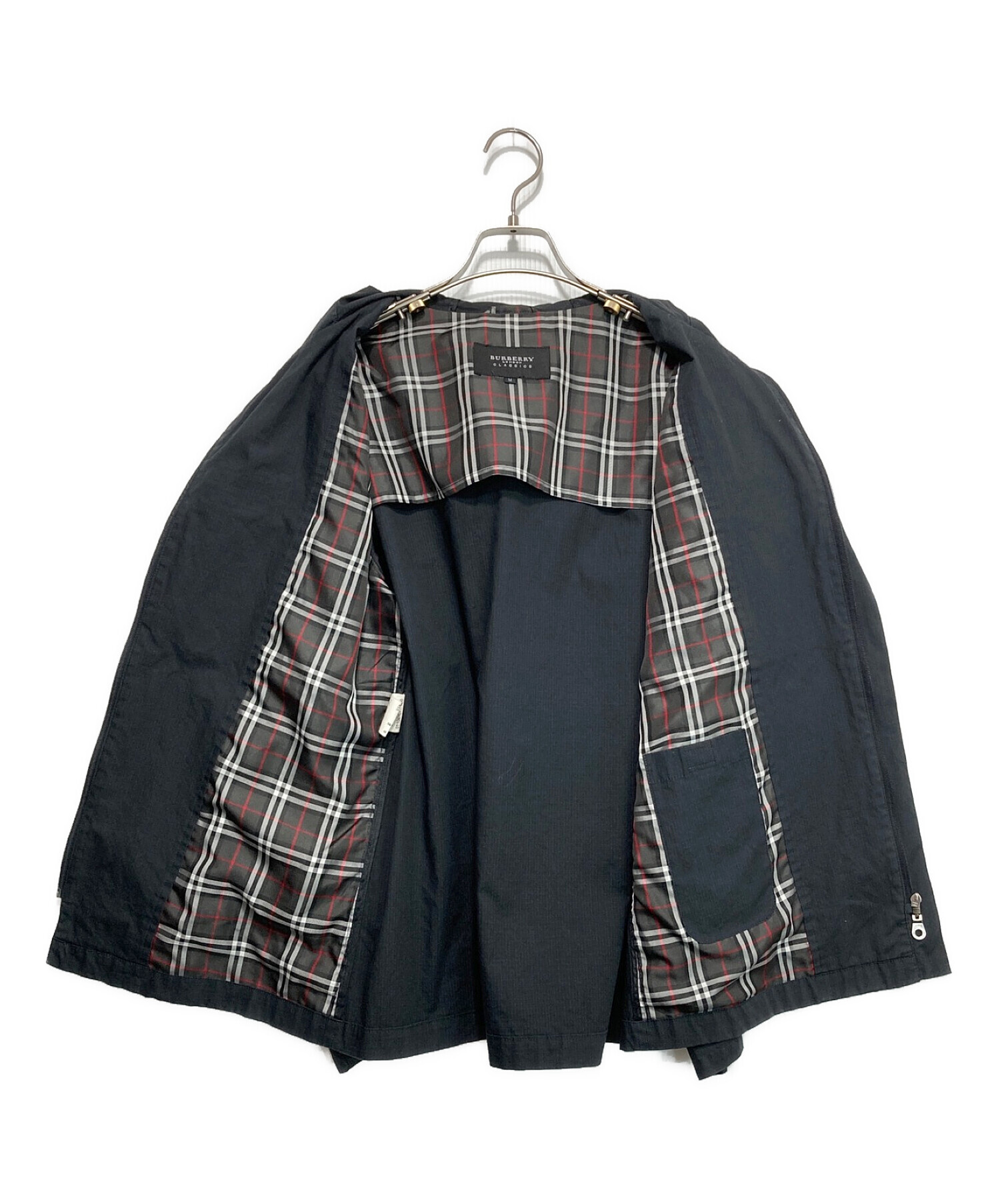 BURBERRY LONDON CLASSICS (バーバリー ロンドン クラシック) フーデッドジャケット ブラック サイズ:M